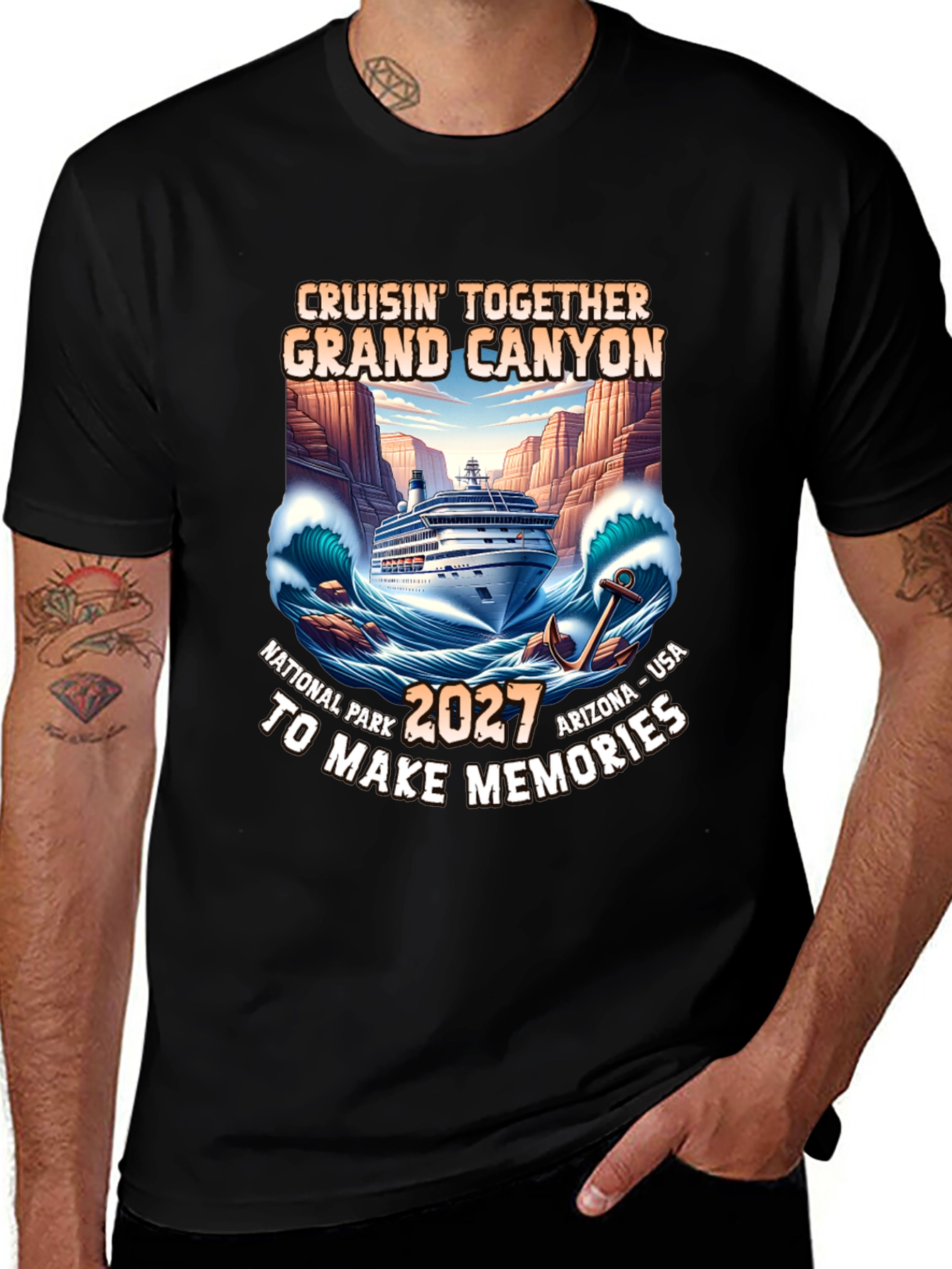 Cruisin' Together Grand Canyon 2027 T-Shirt