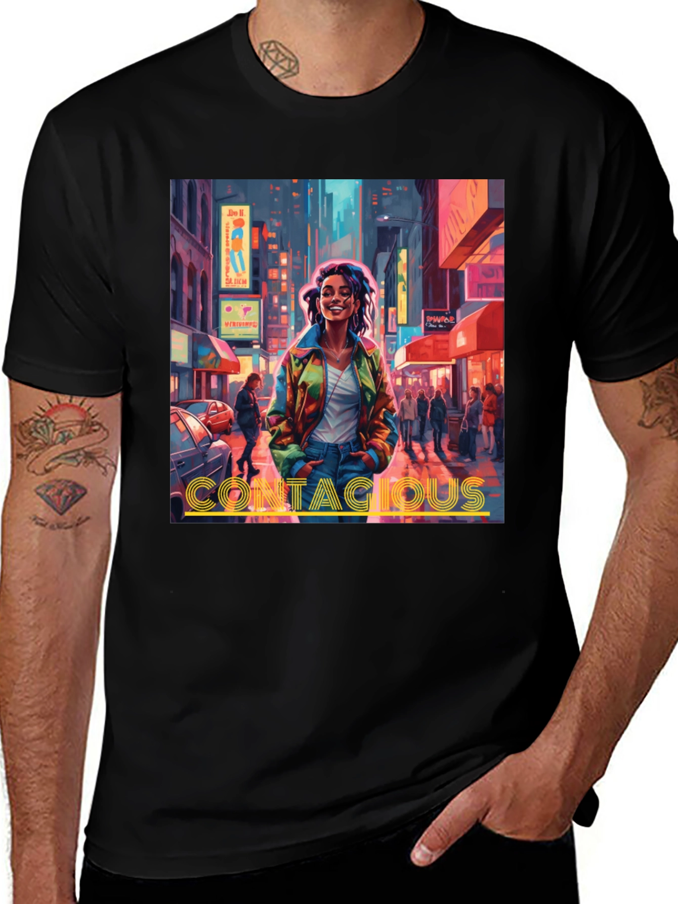 Variant 13 of Contagious Style Graphic Tee - Urban Streetwear