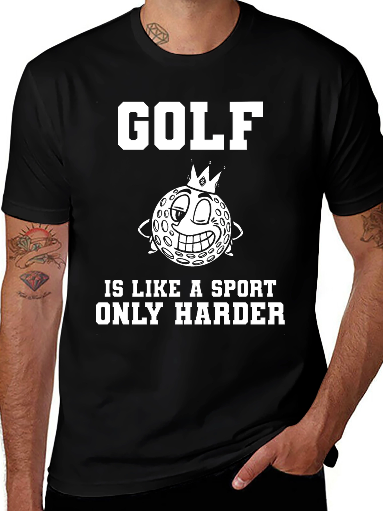 Variant 22 of Golf T-Shirt - Is Like A Sport Only Harder