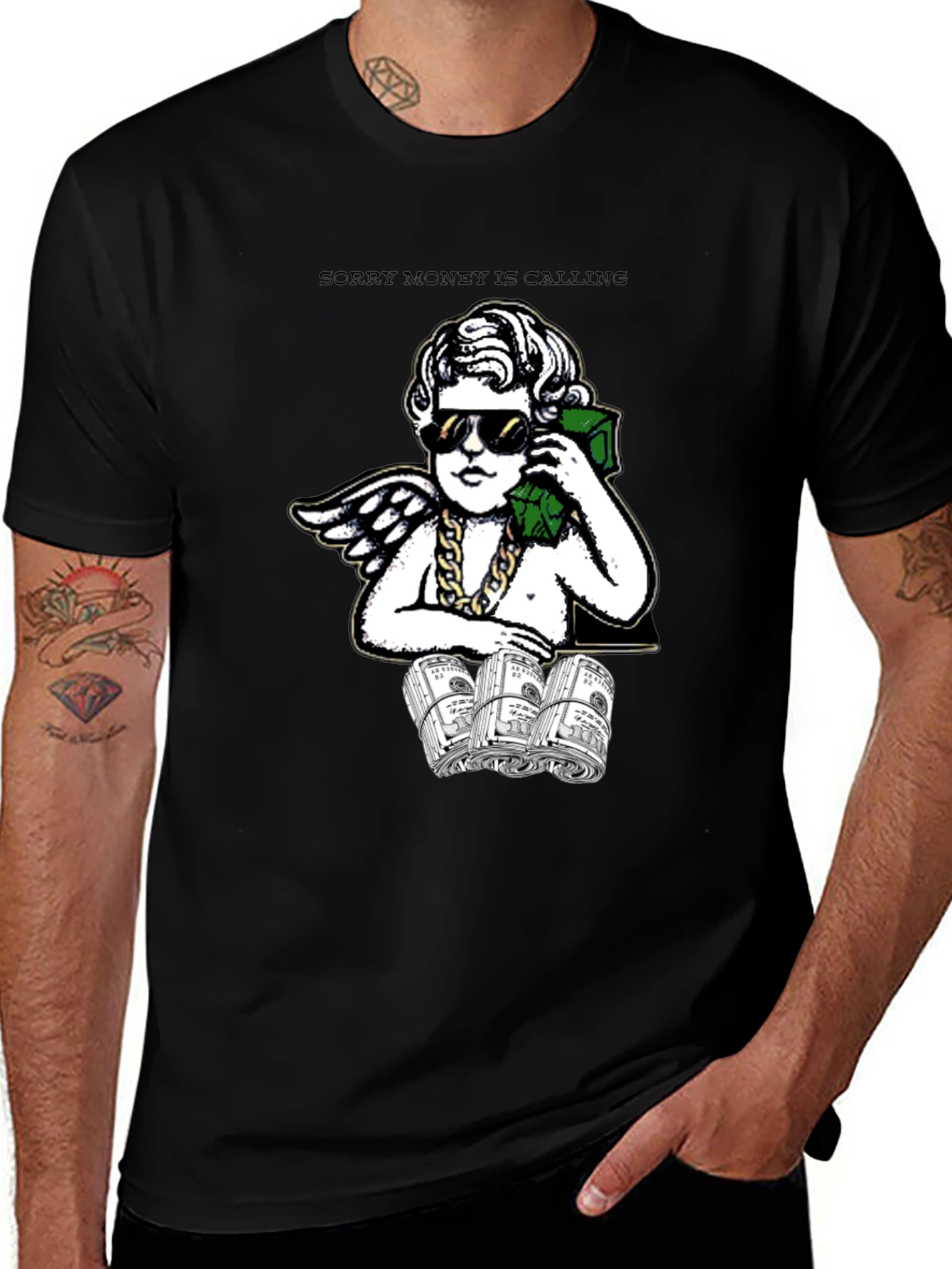 Variant 27 of Money Calling Graphic Tee