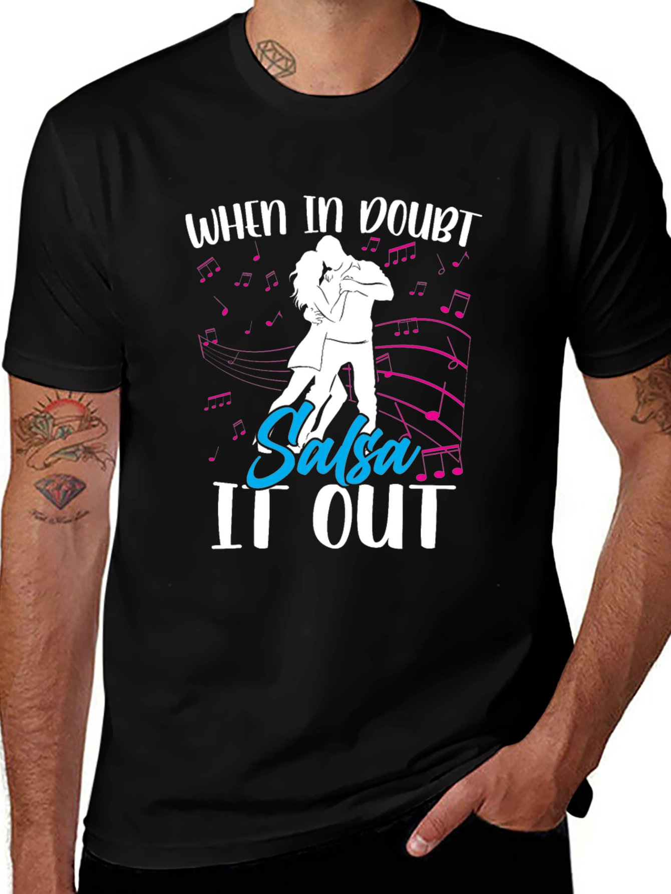 Variant 15 of When In Doubt Salsa It Out T-Shirt