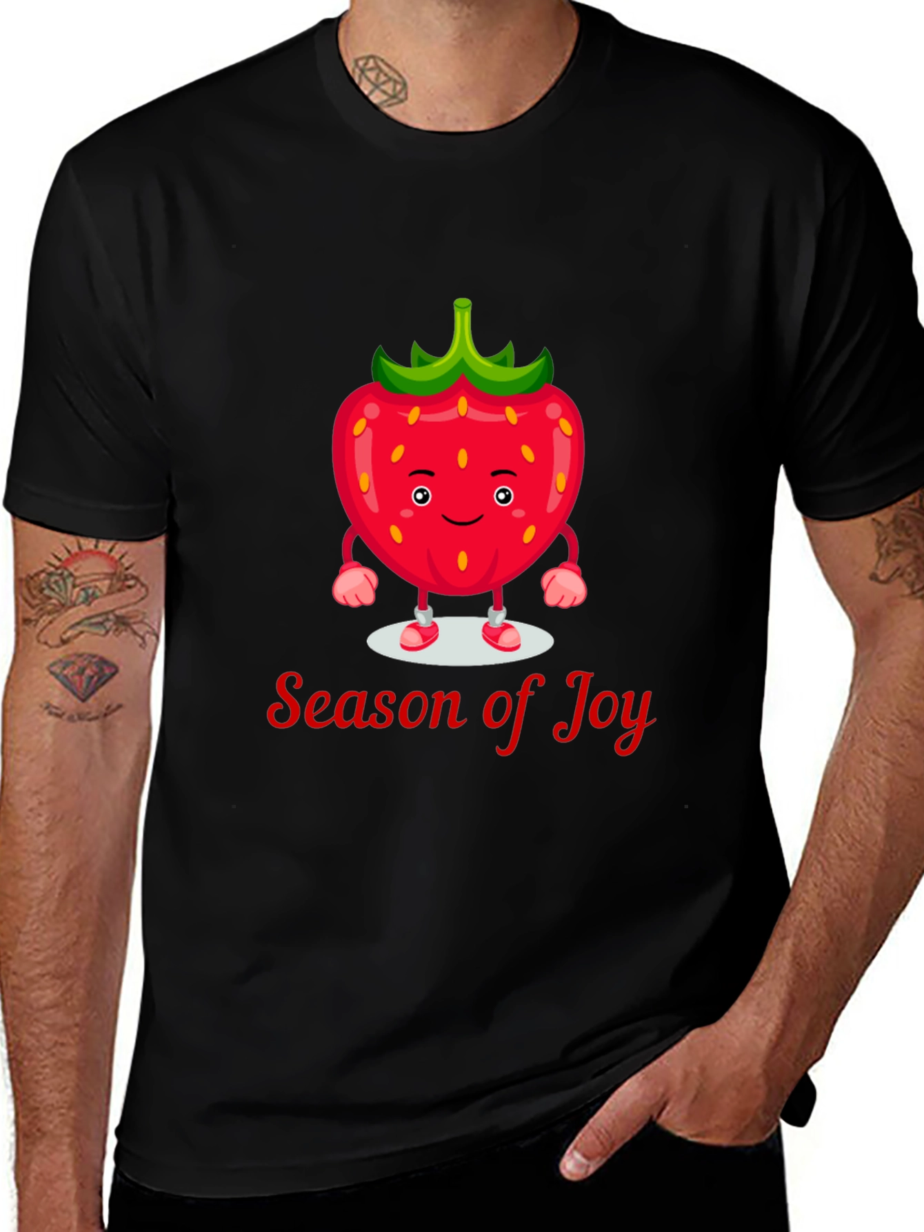 Variant 9 of Season of Joy Strawberry T-Shirt