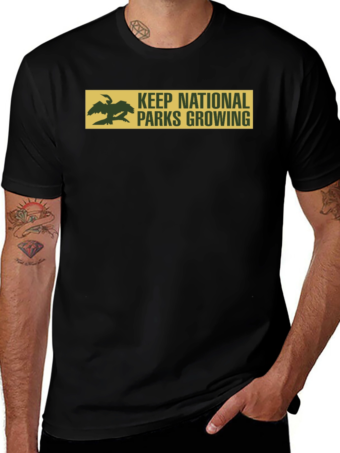 Variant 17 of Keep National Parks Growing Graphic Tee