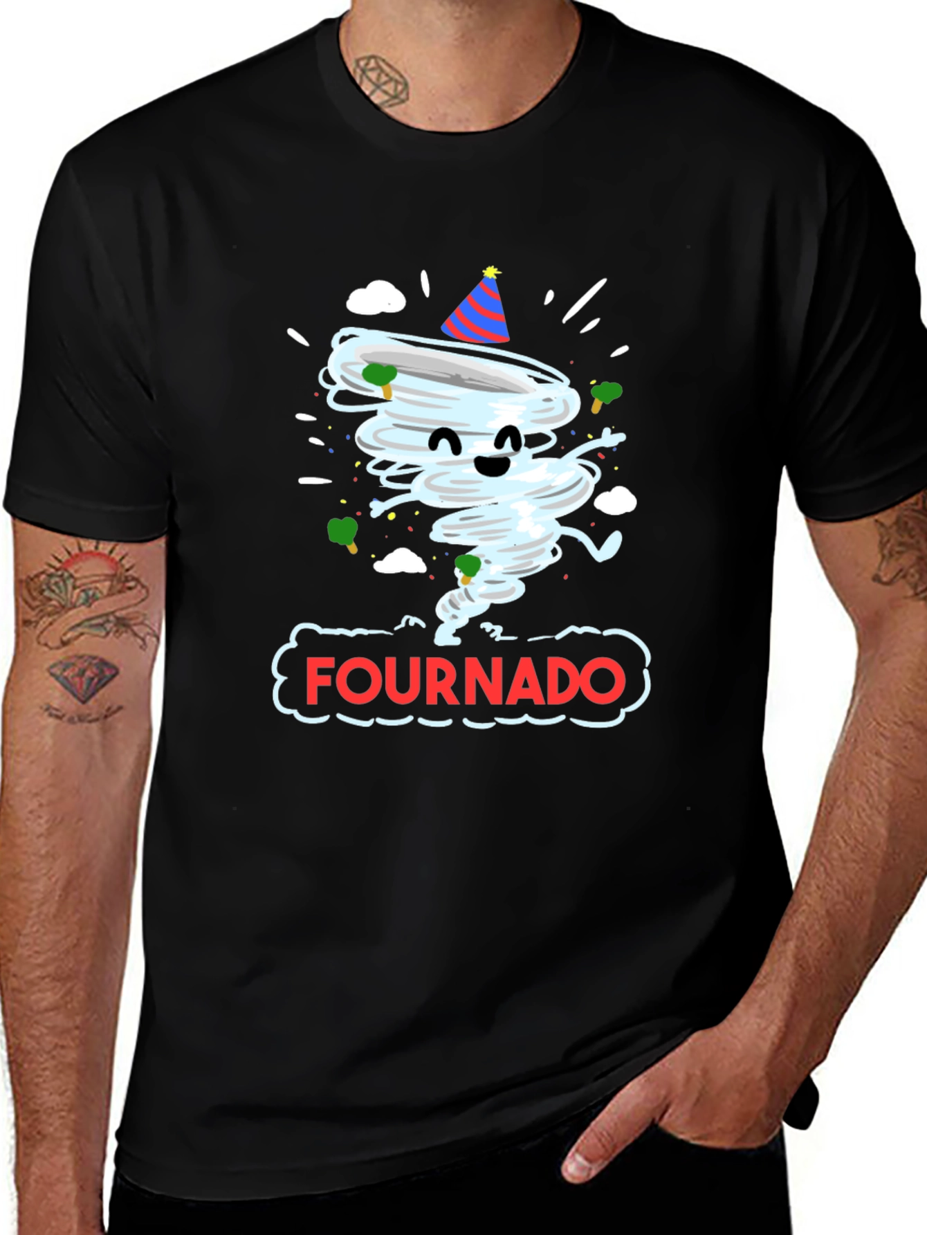 Variant 26 of Fournado Birthday Party T-Shirt