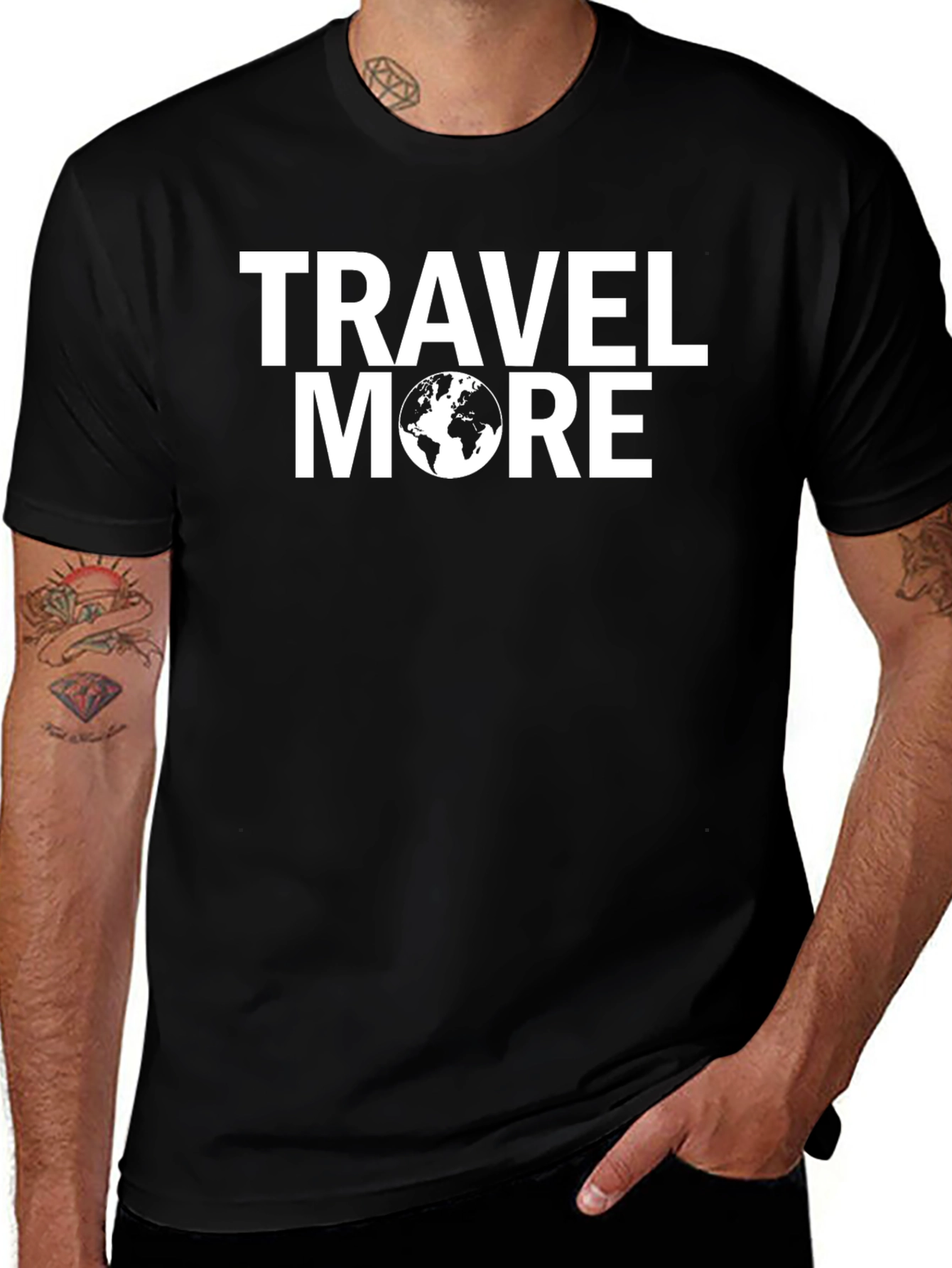 Variant 19 of Travel More Graphic Tee - Adventure Awaits