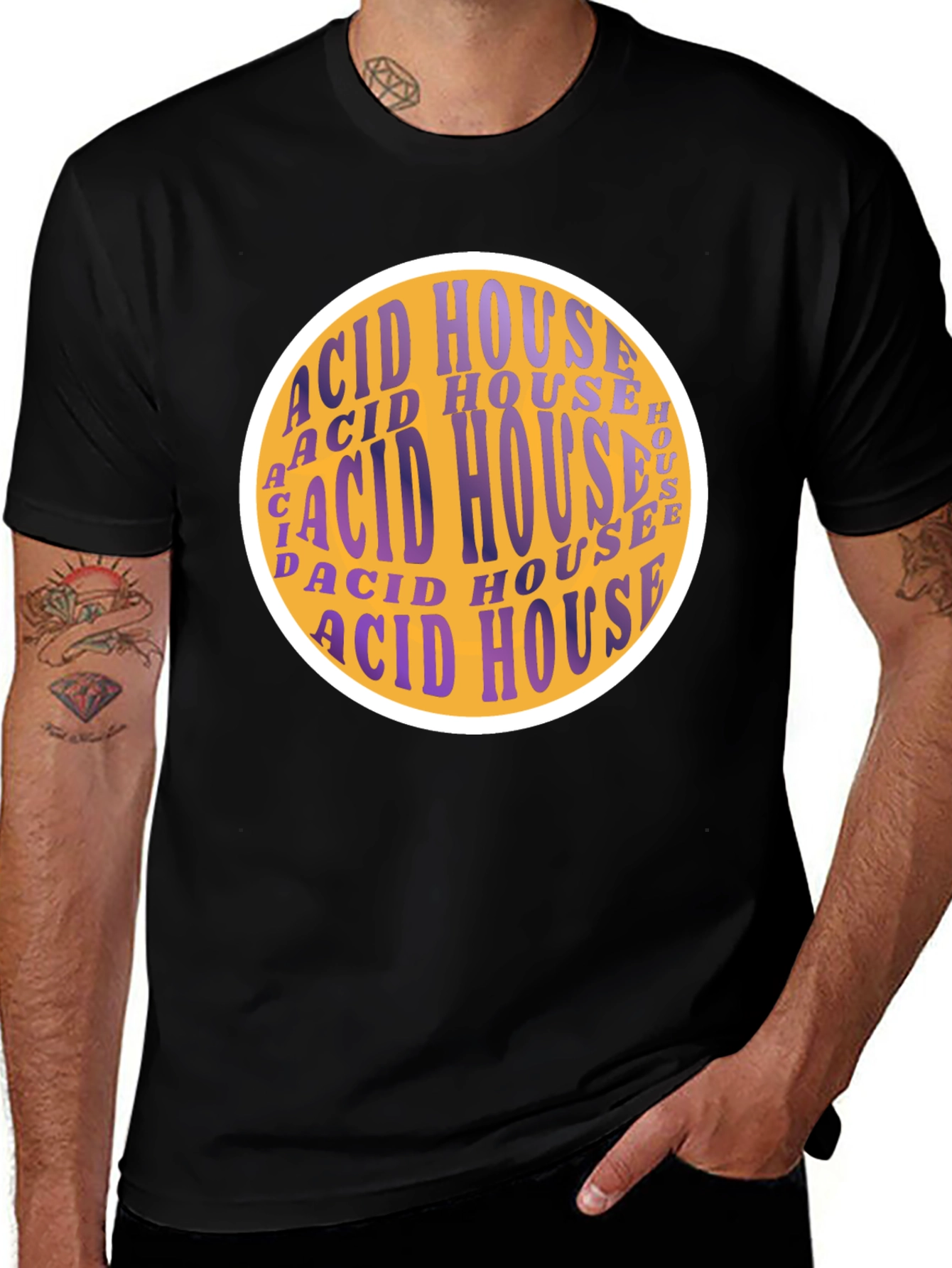 Acid House Graphic Tee - Retro Rave Vibes