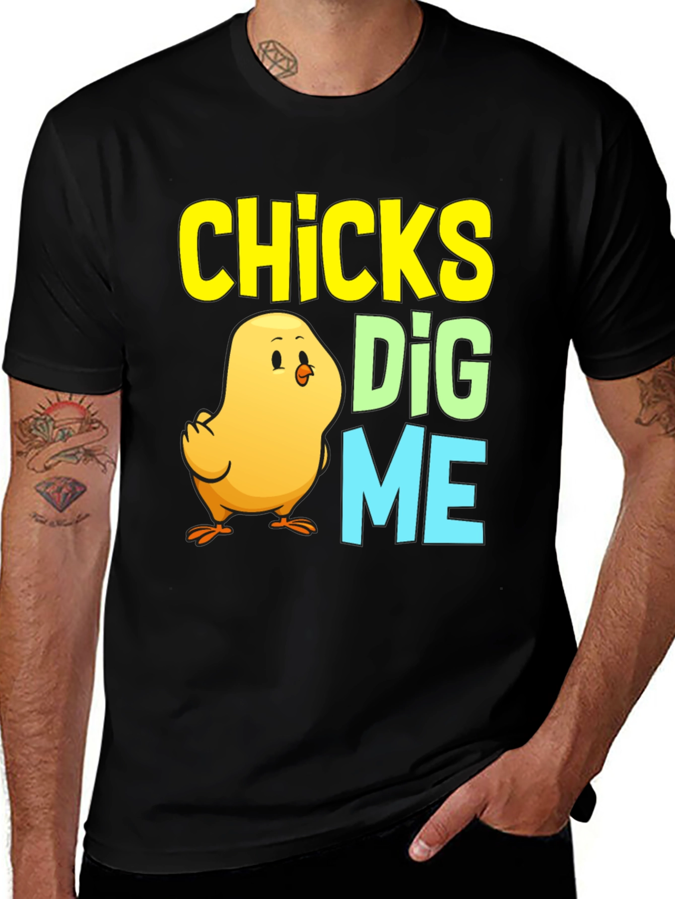 Variant 16 of Chicks Dig Me Easter Chick T-Shirt