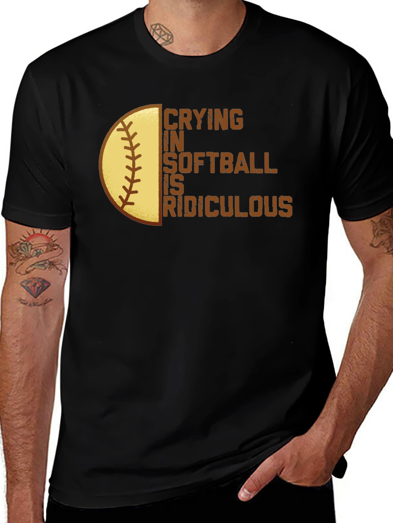 Variant 13 of Crying in Softball is Ridiculous T-Shirt