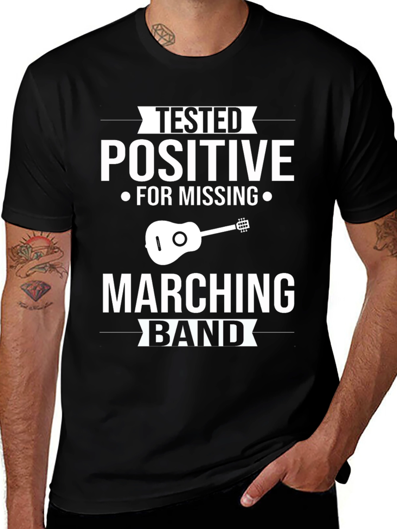 Marching Band Missing Guitar T-Shirt