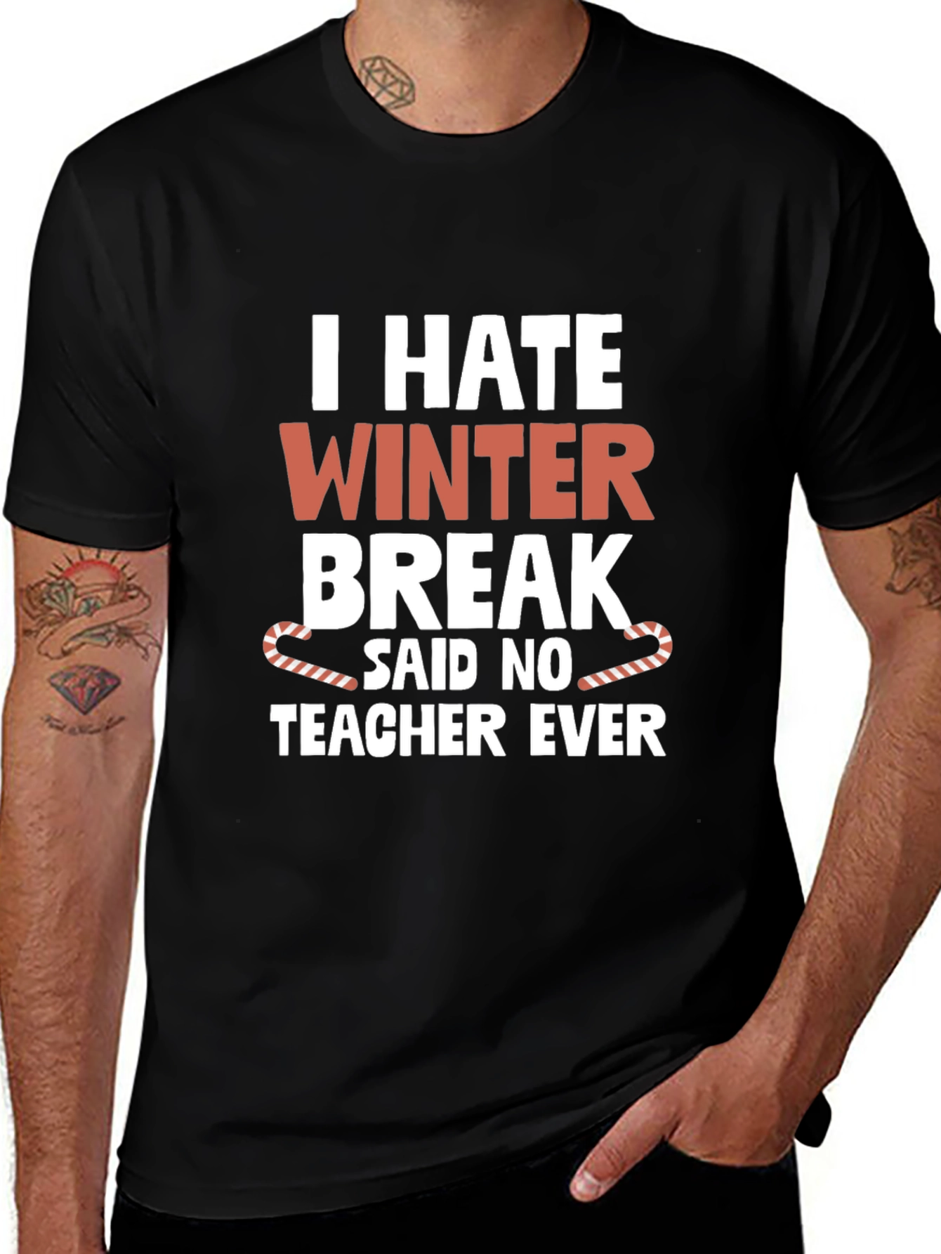 Variant 3 of I Hate Winter Break Teacher T-Shirt