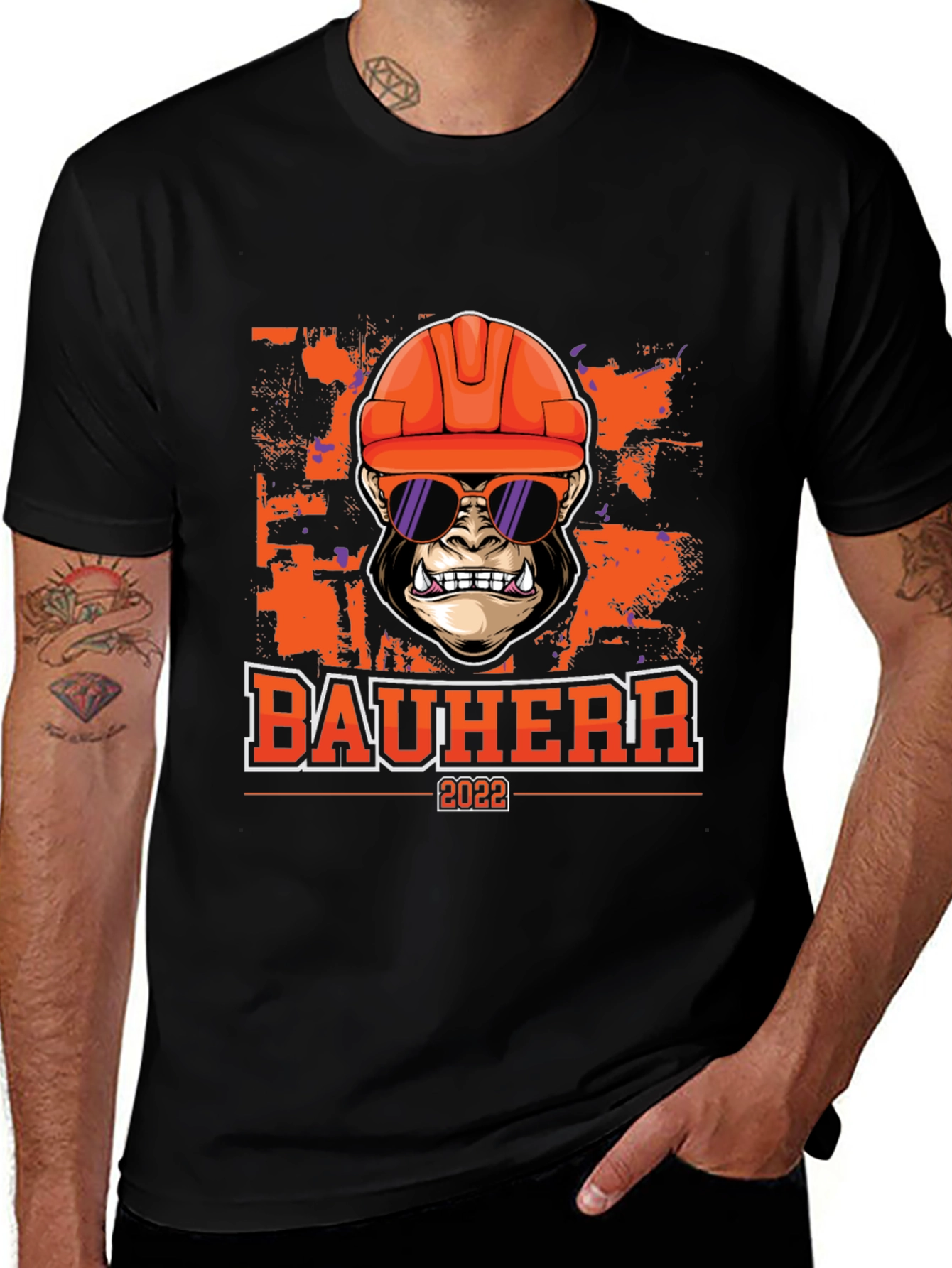Bauherr 2022 Gorilla Hard Hat T-Shirt