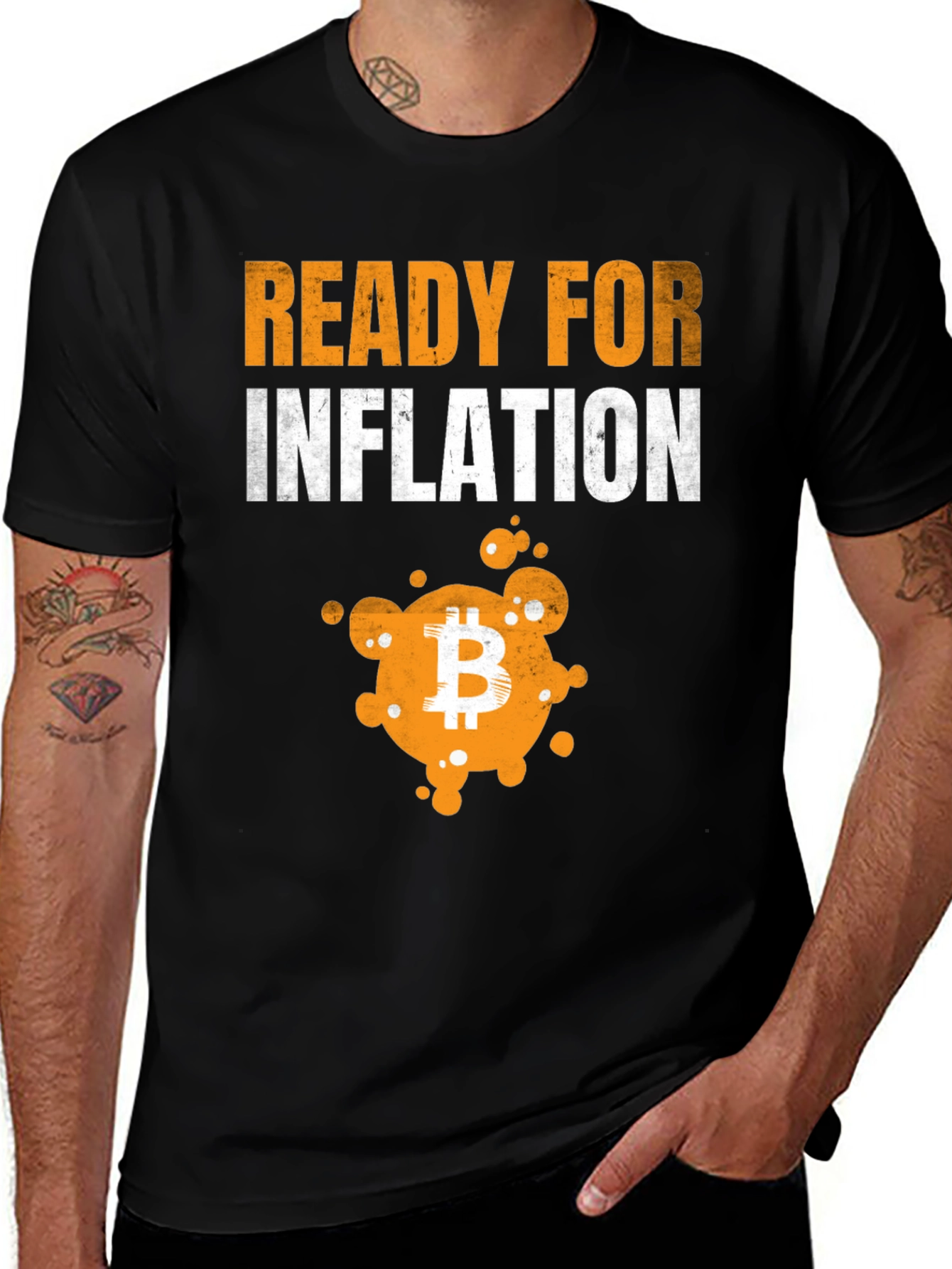 Variant 26 of Ready for Inflation Bitcoin Graphic T-Shirt