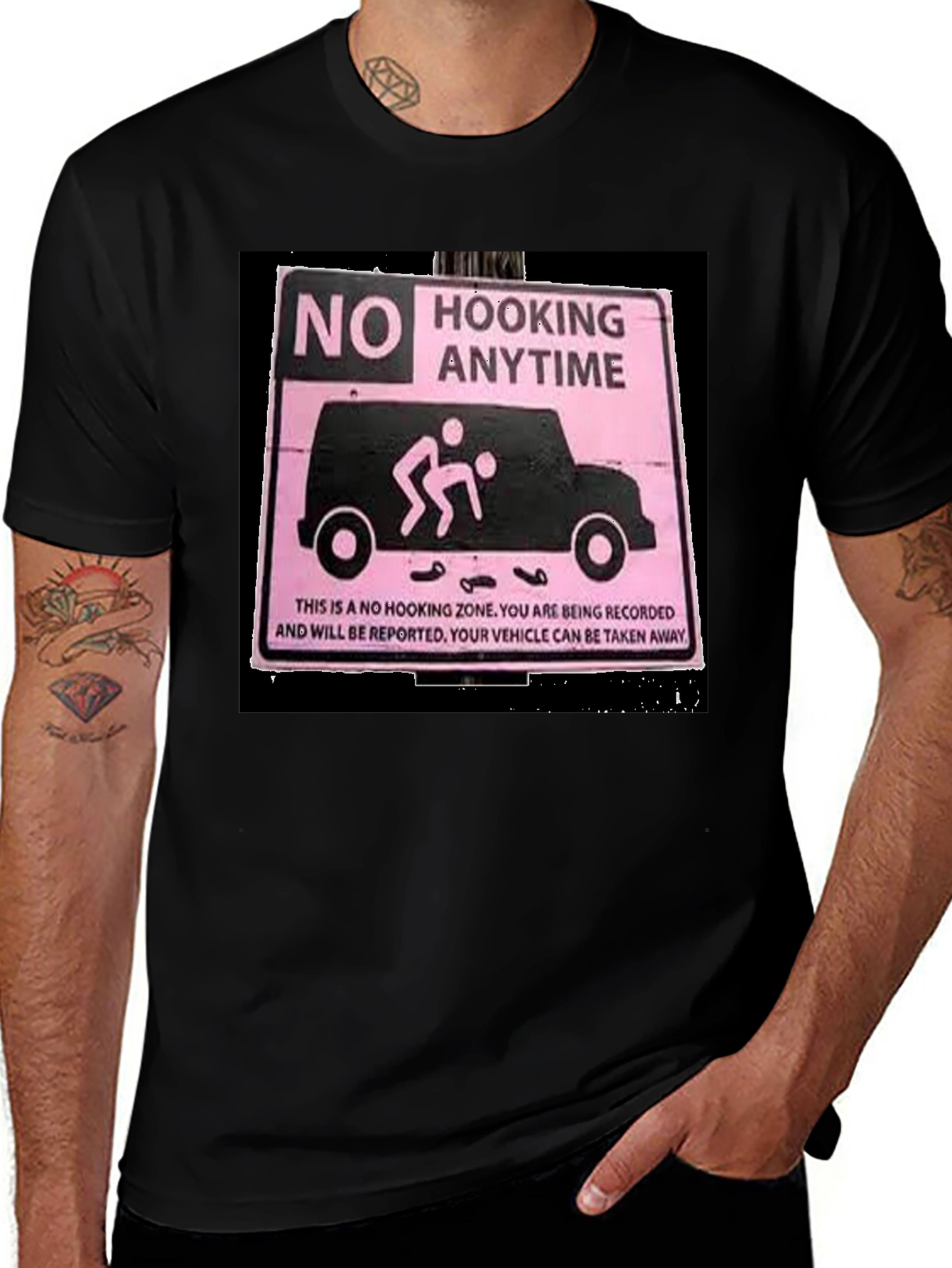 Variant 3 of No Hooking Anytime Graphic Tee