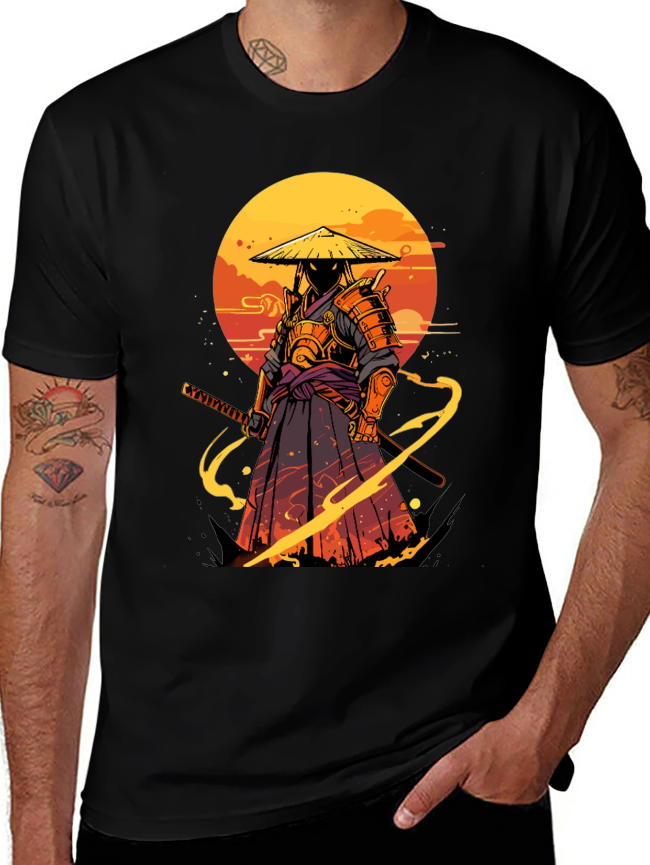 Samurai Warrior T-Shirt - Graphic Tee