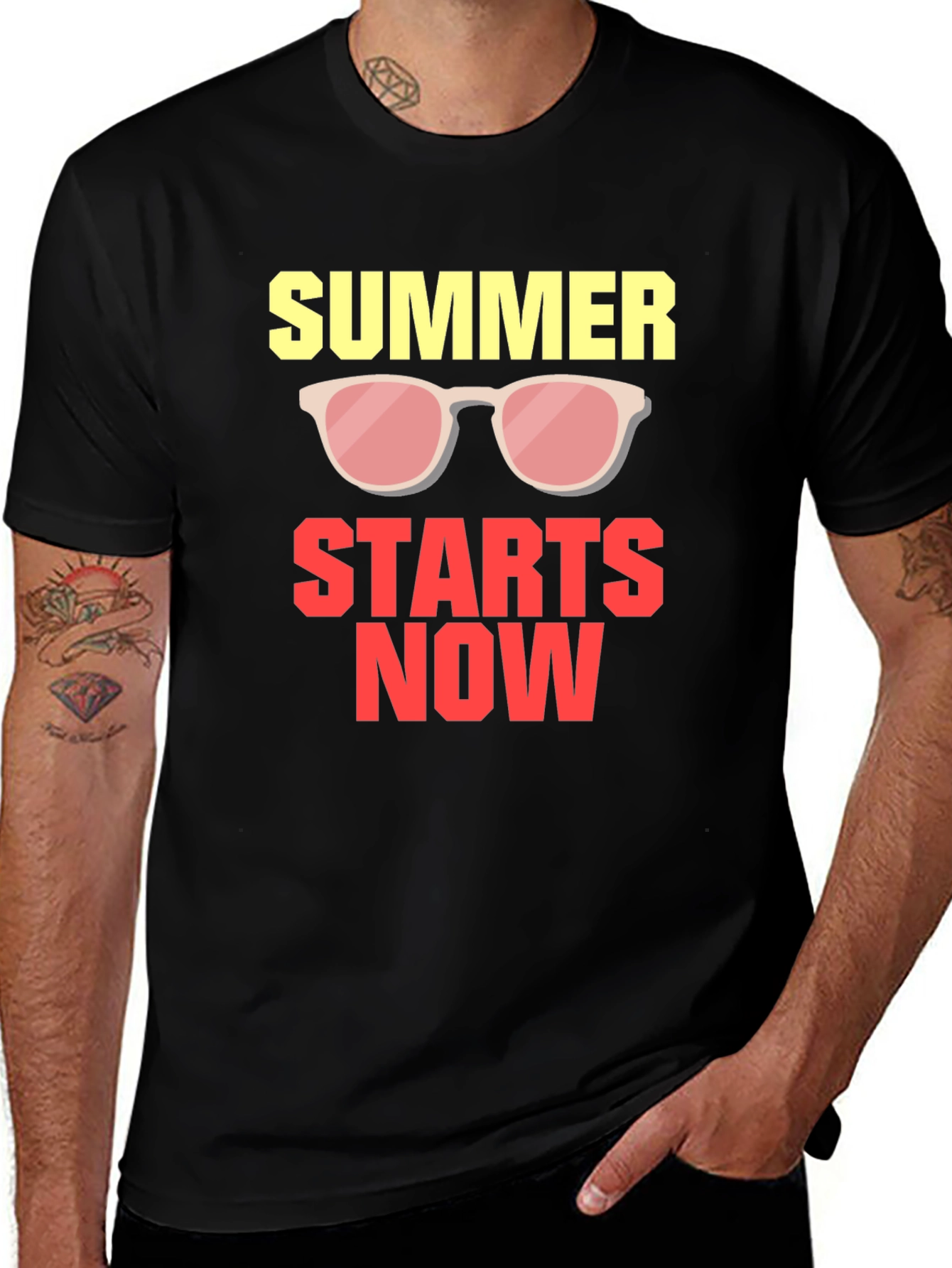 Variant 13 of Summer Starts Now Graphic T-Shirt - Stylish & Comfortable