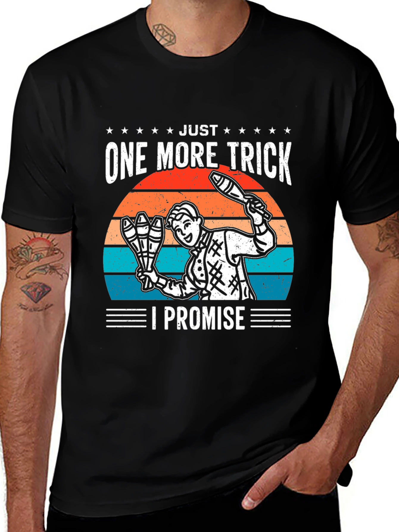 Variant 6 of Just One More Trick Juggling T-Shirt