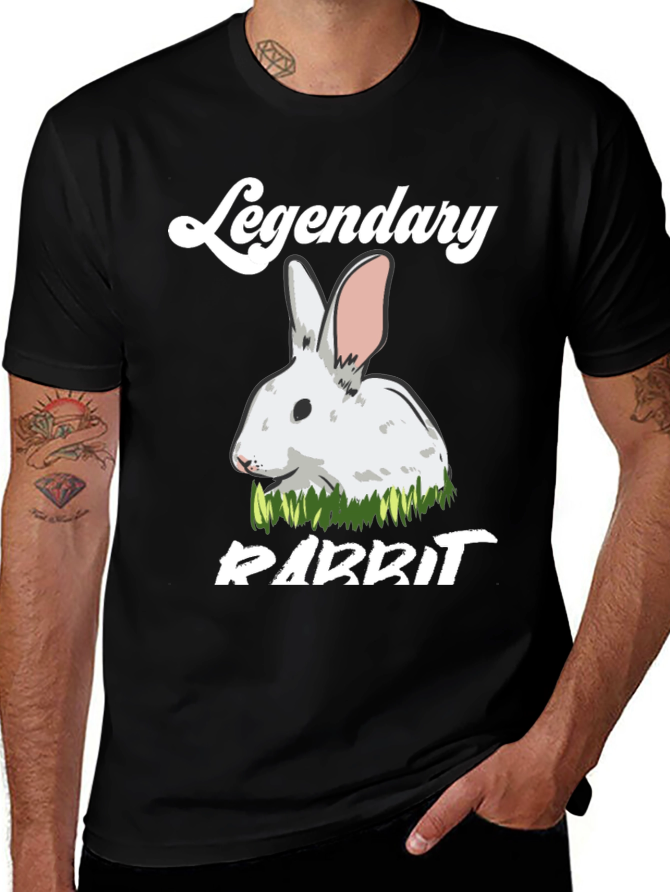 Variant 20 of Legendary Rabbit Graphic T-Shirt