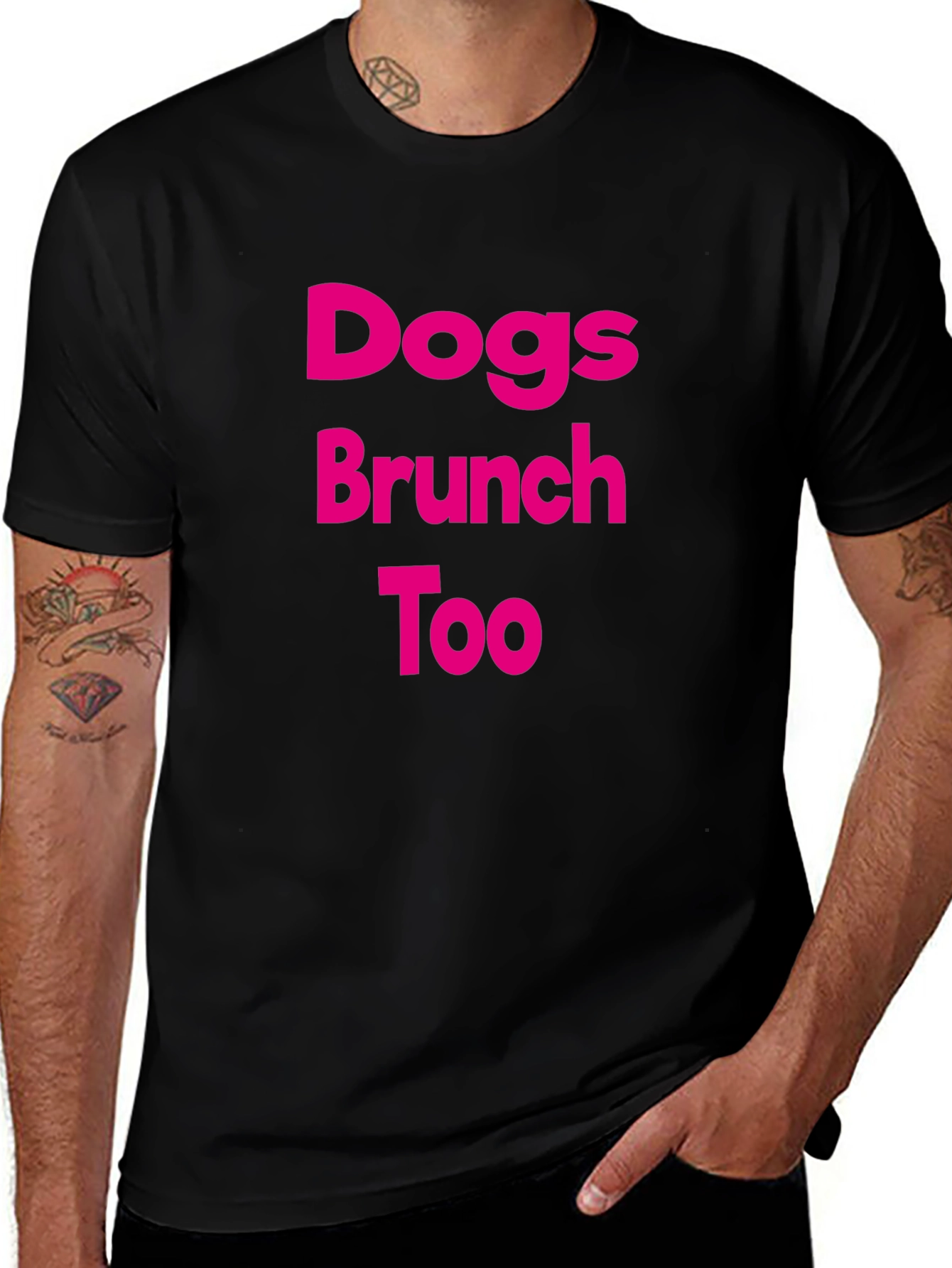 Variant 27 of Dogs Brunch Too T-Shirt, Casual Wear