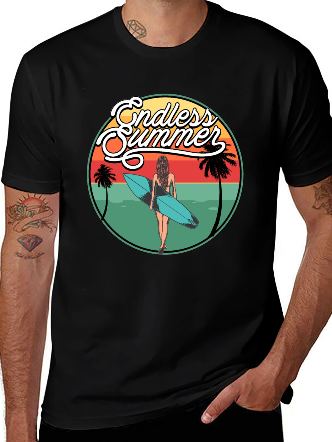 Variant 22 of Endless Summer Graphic Tee - Surf Vibes