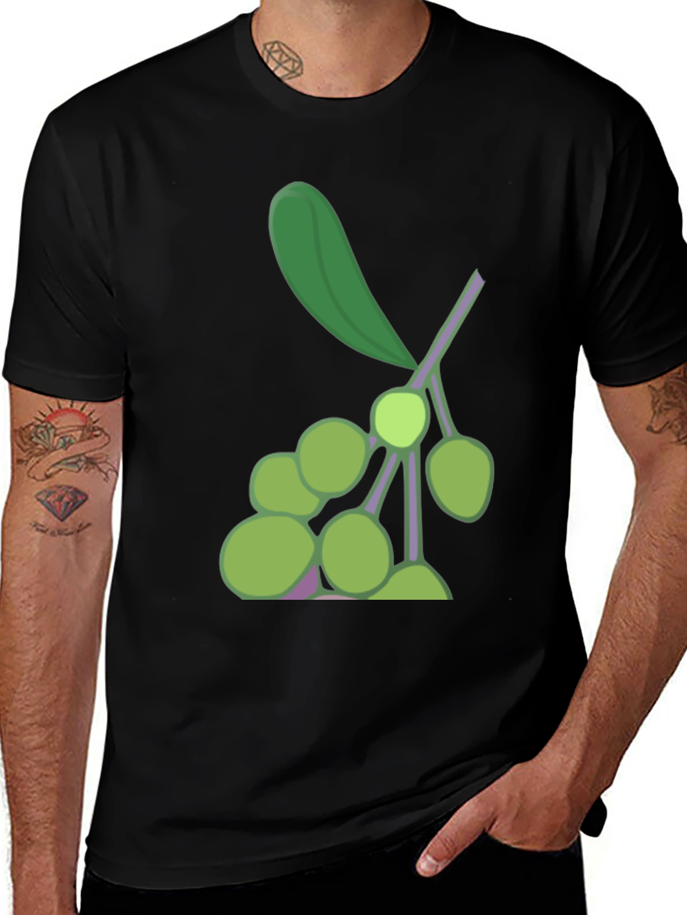 Olive Branch Graphic Tee - Stylish & Unique Design