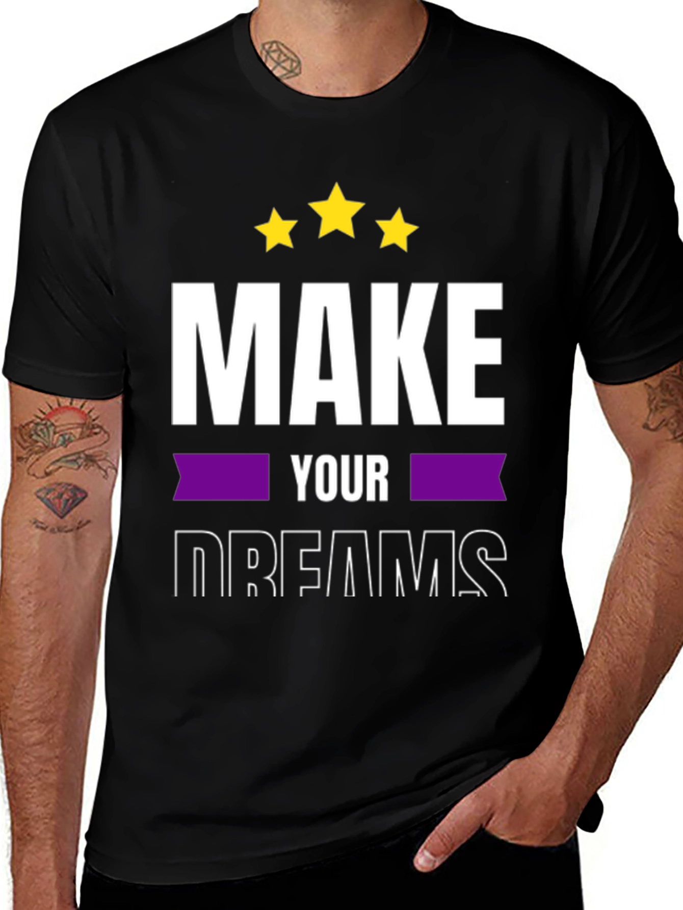 Variant 22 of Make Your Dreams T-Shirt - Motivational Tee