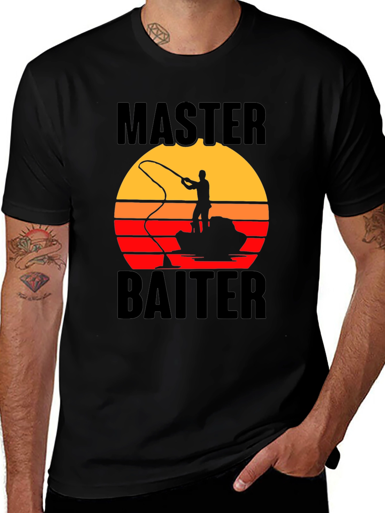 Variant 8 of Master Baiter Fishing T-Shirt