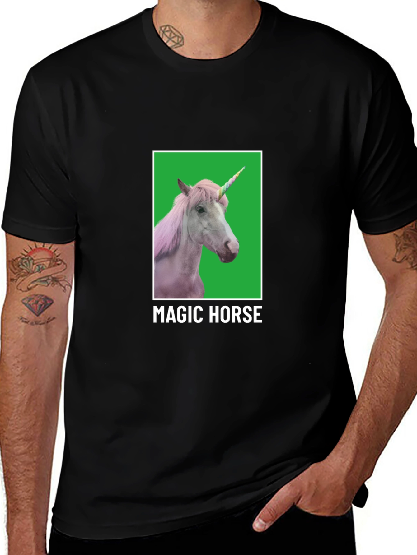 Variant 17 of Magic Horse Graphic T-Shirt