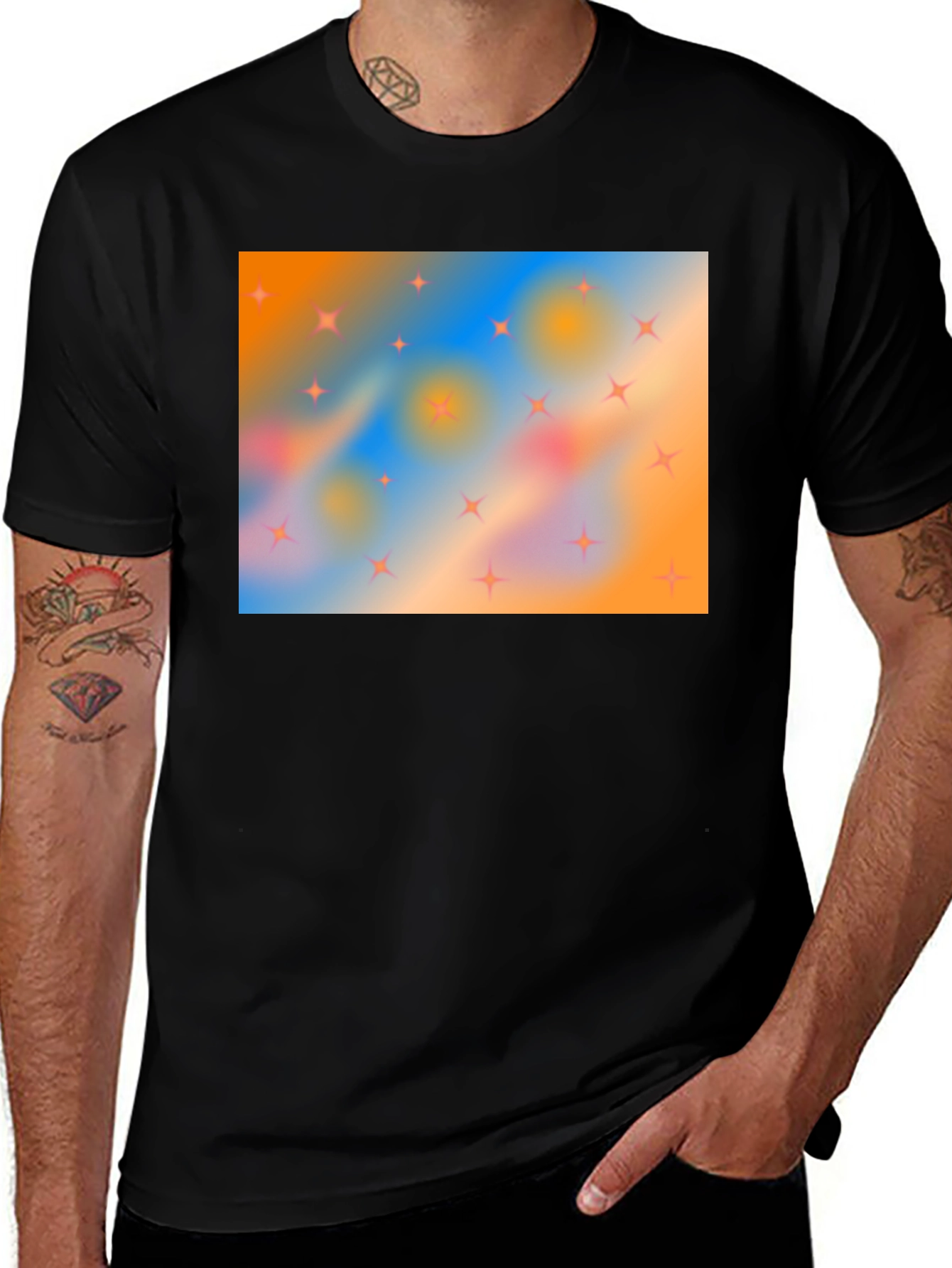 Variant 8 of Starry Sky T-Shirt - Abstract Design