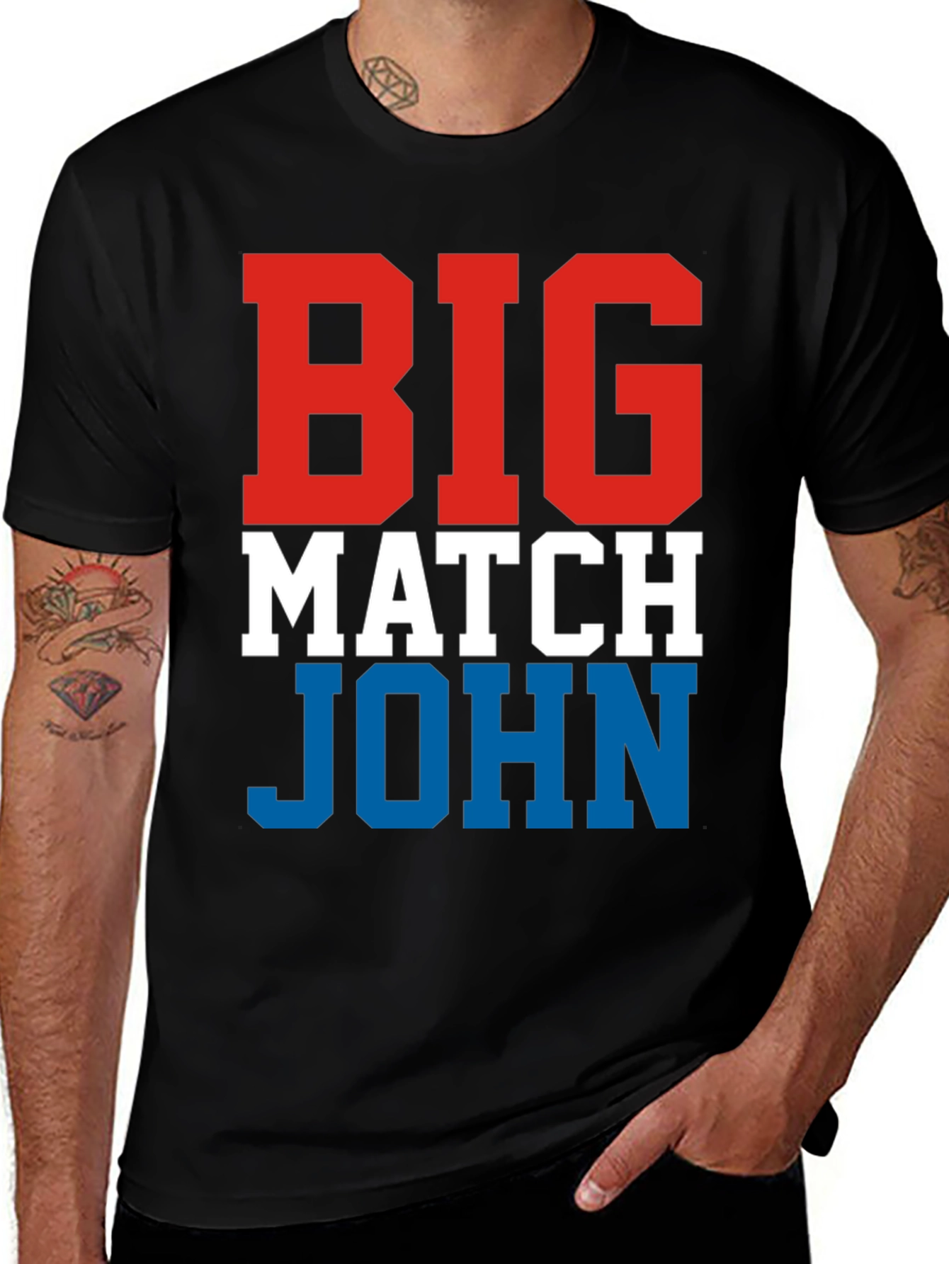 Variant 25 of Big Match John T-Shirt - Classic Style