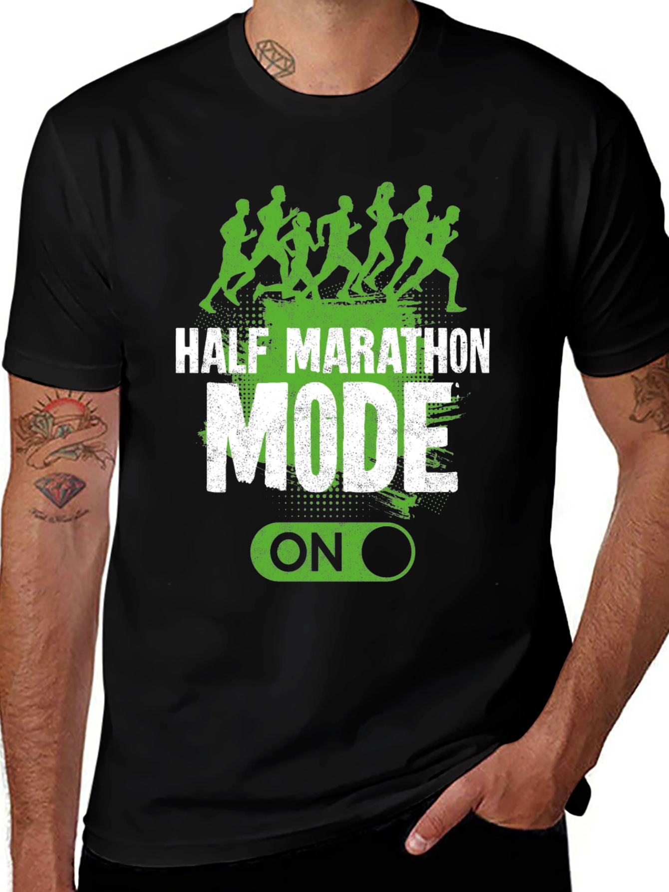 Variant 15 of Half Marathon Mode On T-Shirt