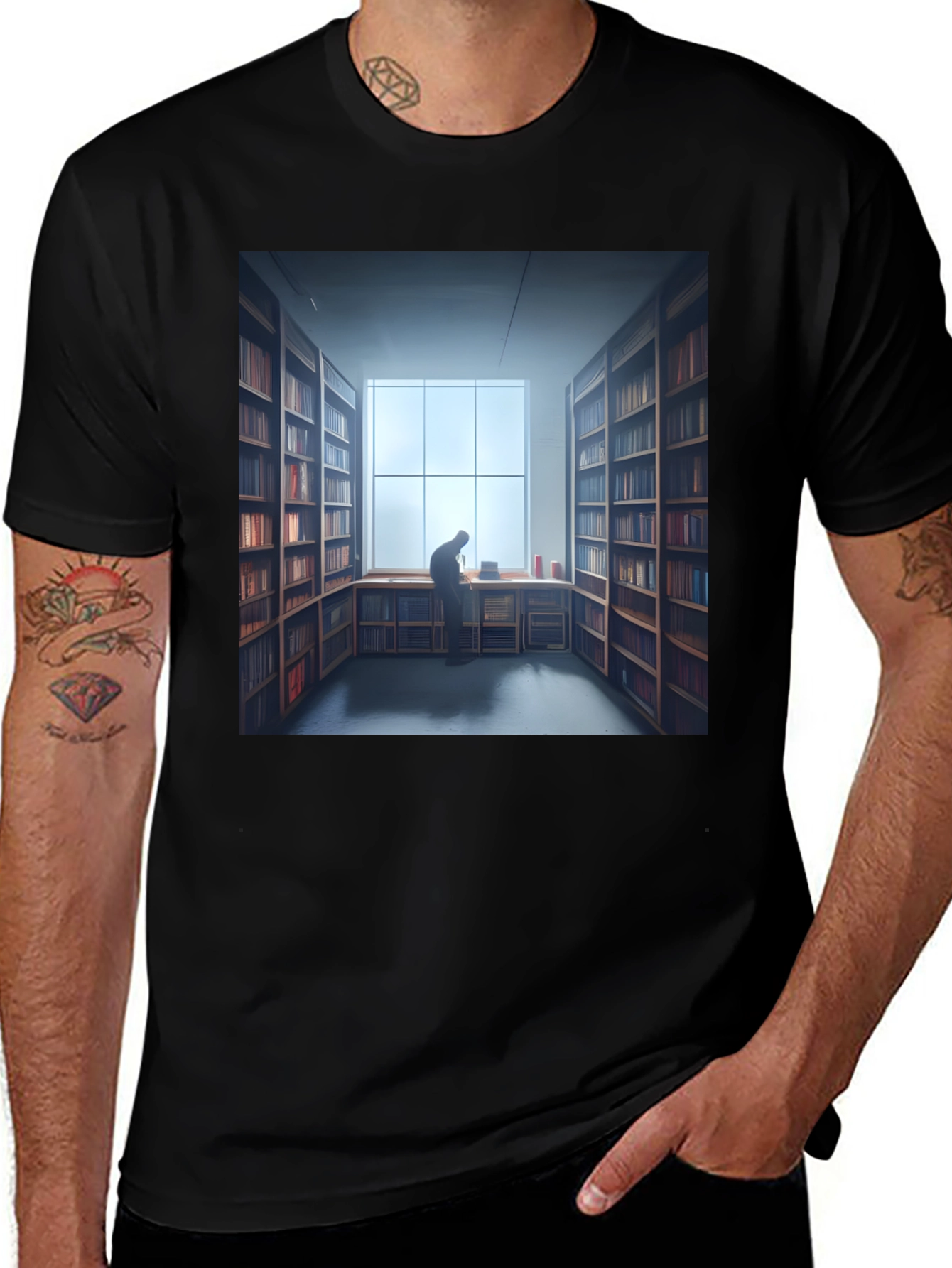 Variant 28 of Bookworm T-Shirt - Library Lover Tee