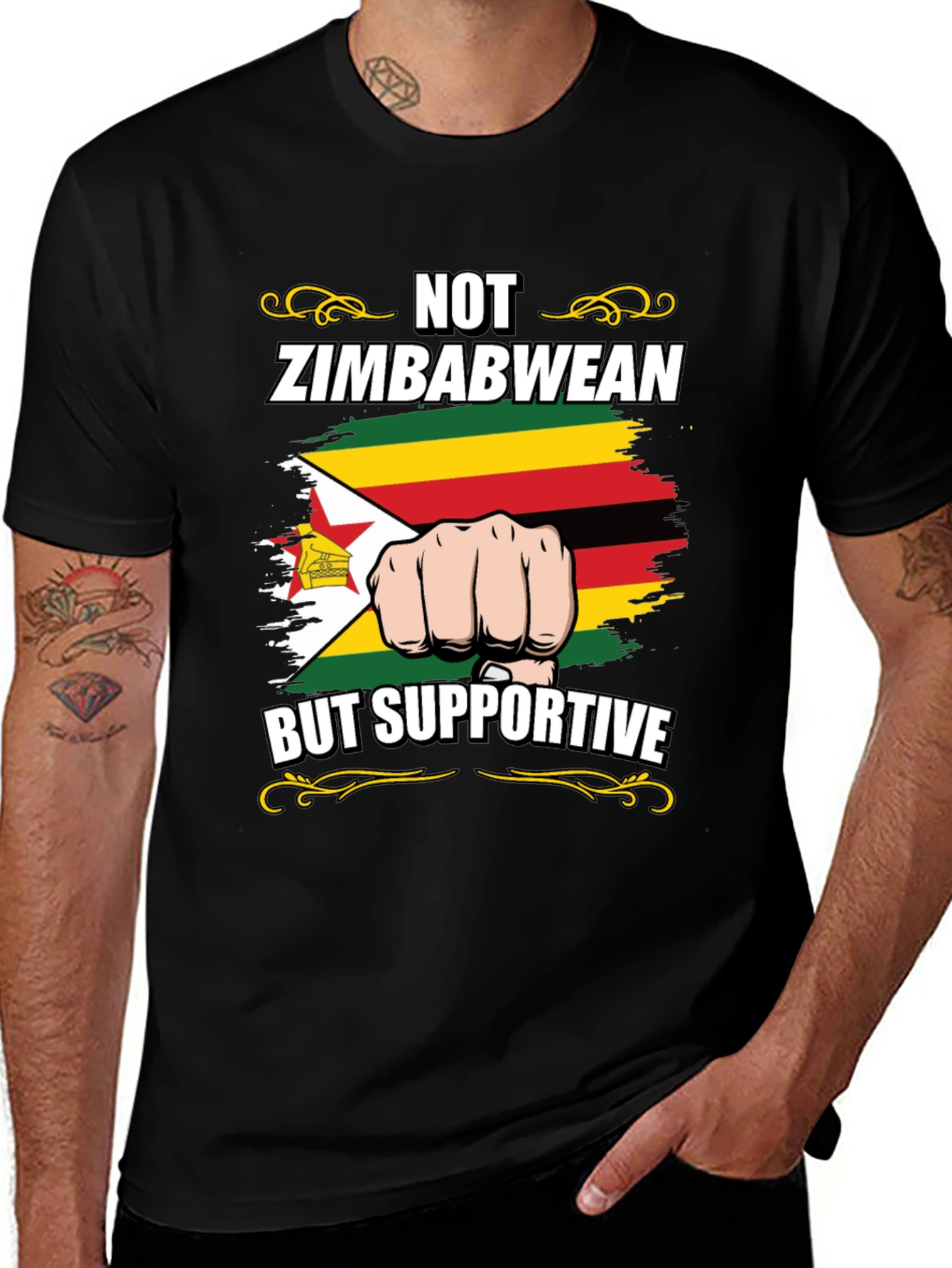 Zimbabwe Supporter Graphic Tee