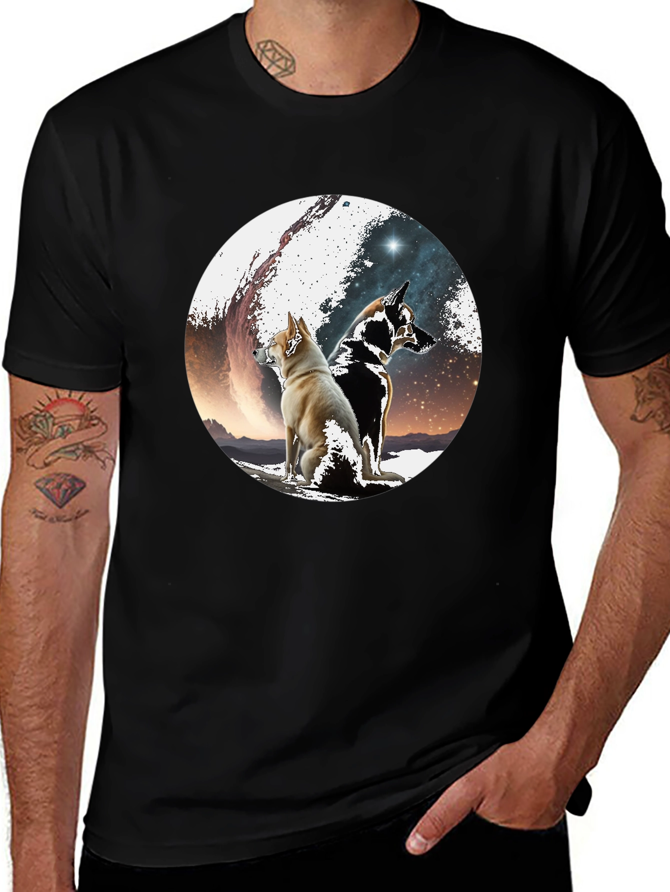 Variant 15 of Dog Galaxy T-Shirt - Unique Graphic Tee
