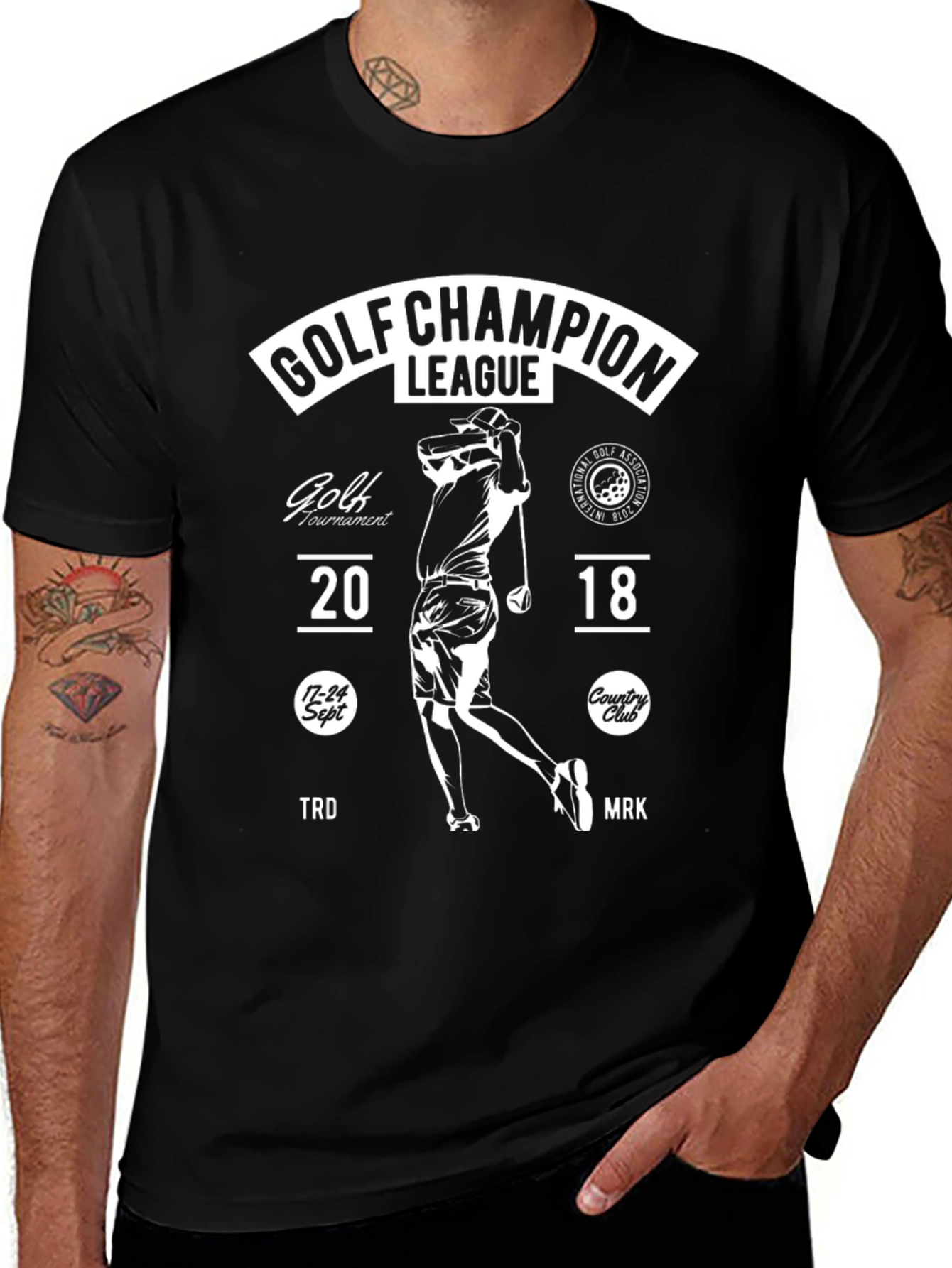 Variant 10 of Golf Champion League T-Shirt