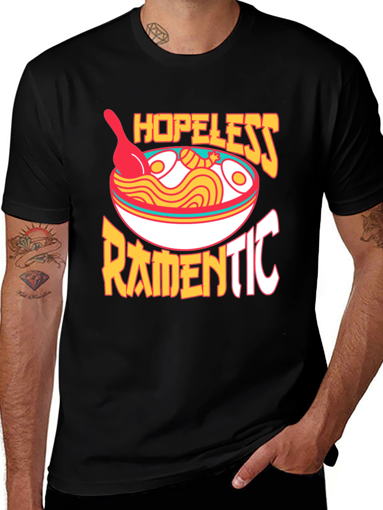 Variant 8 of Hopeless Ramentic Graphic Tee - Ramen Lover T-Shirt