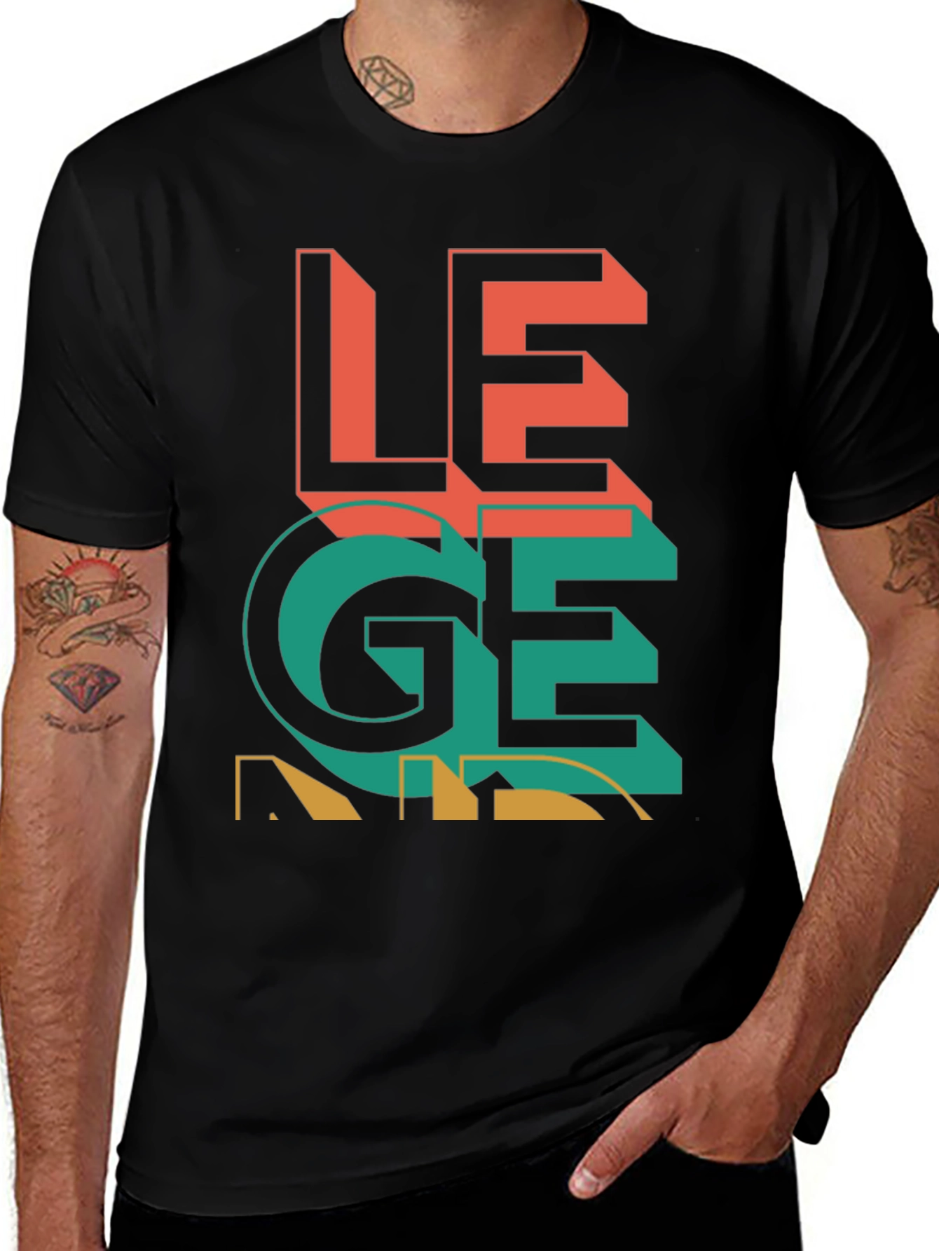 Variant 7 of Retro Legend T-Shirt - Unique Graphic Tee