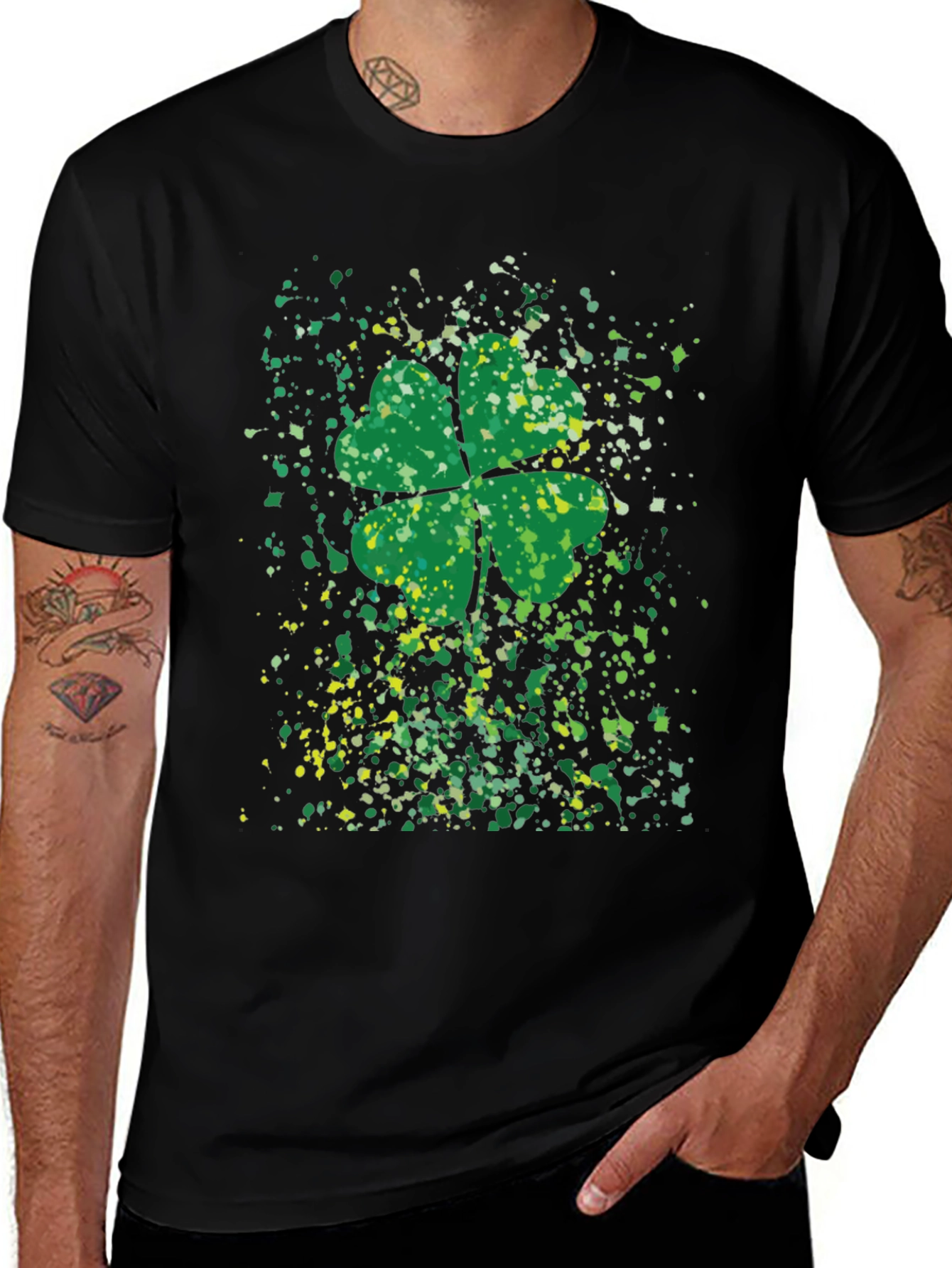 Variant 16 of Lucky Clover Graphic Tee