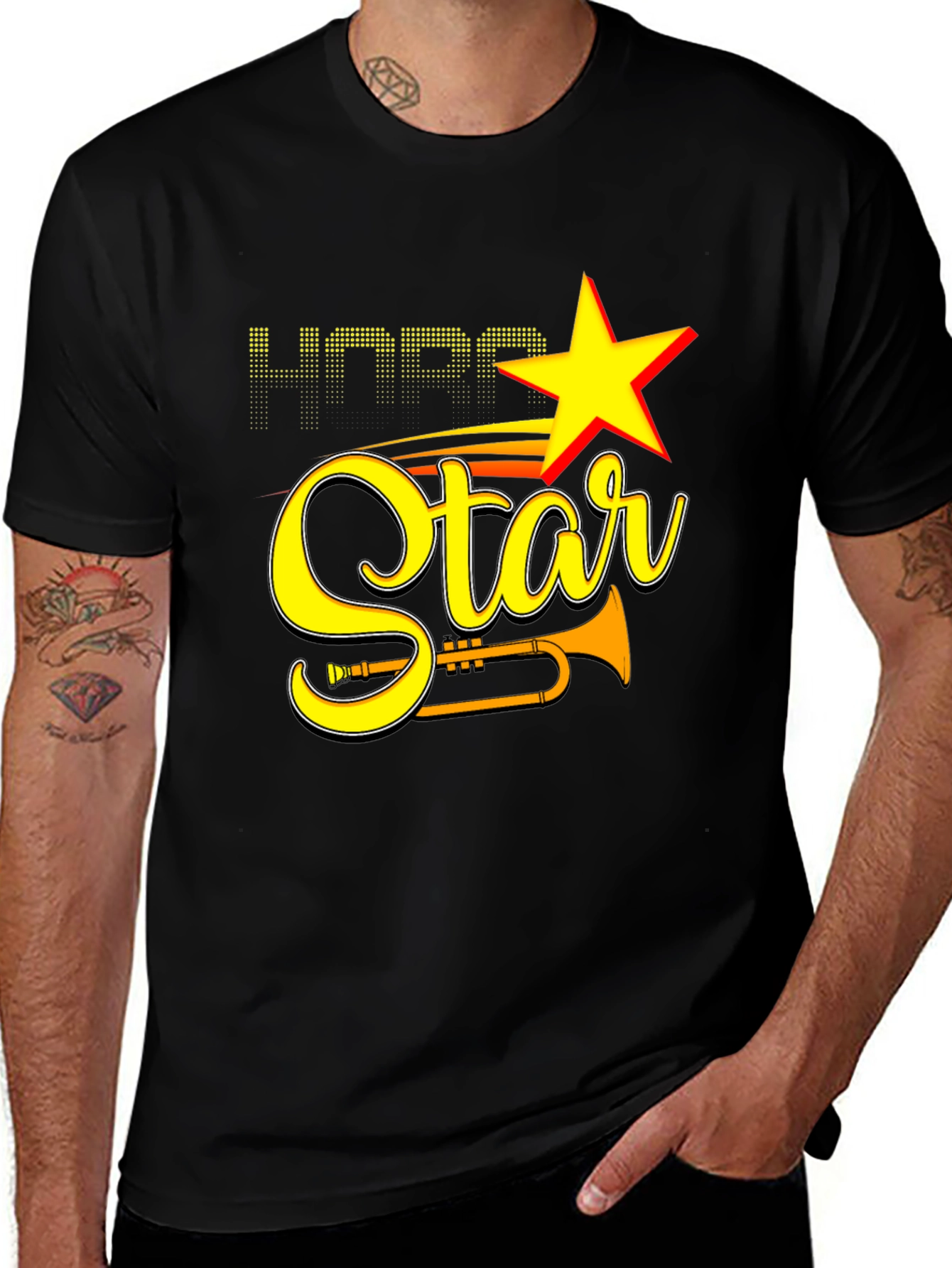 Variant 16 of Hope Star Trumpet T-Shirt