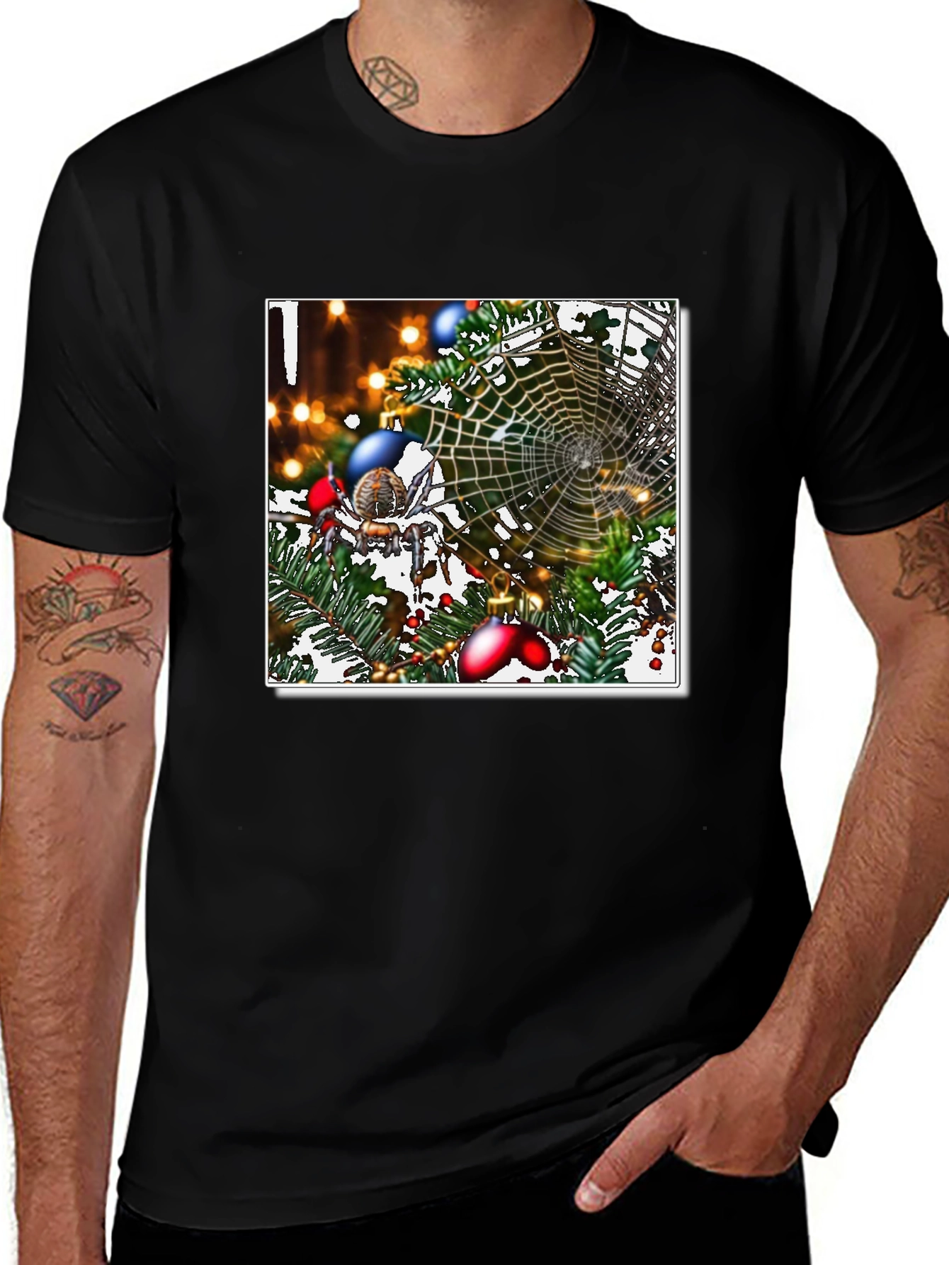 Variant 27 of Spider Web Christmas Tree T-Shirt