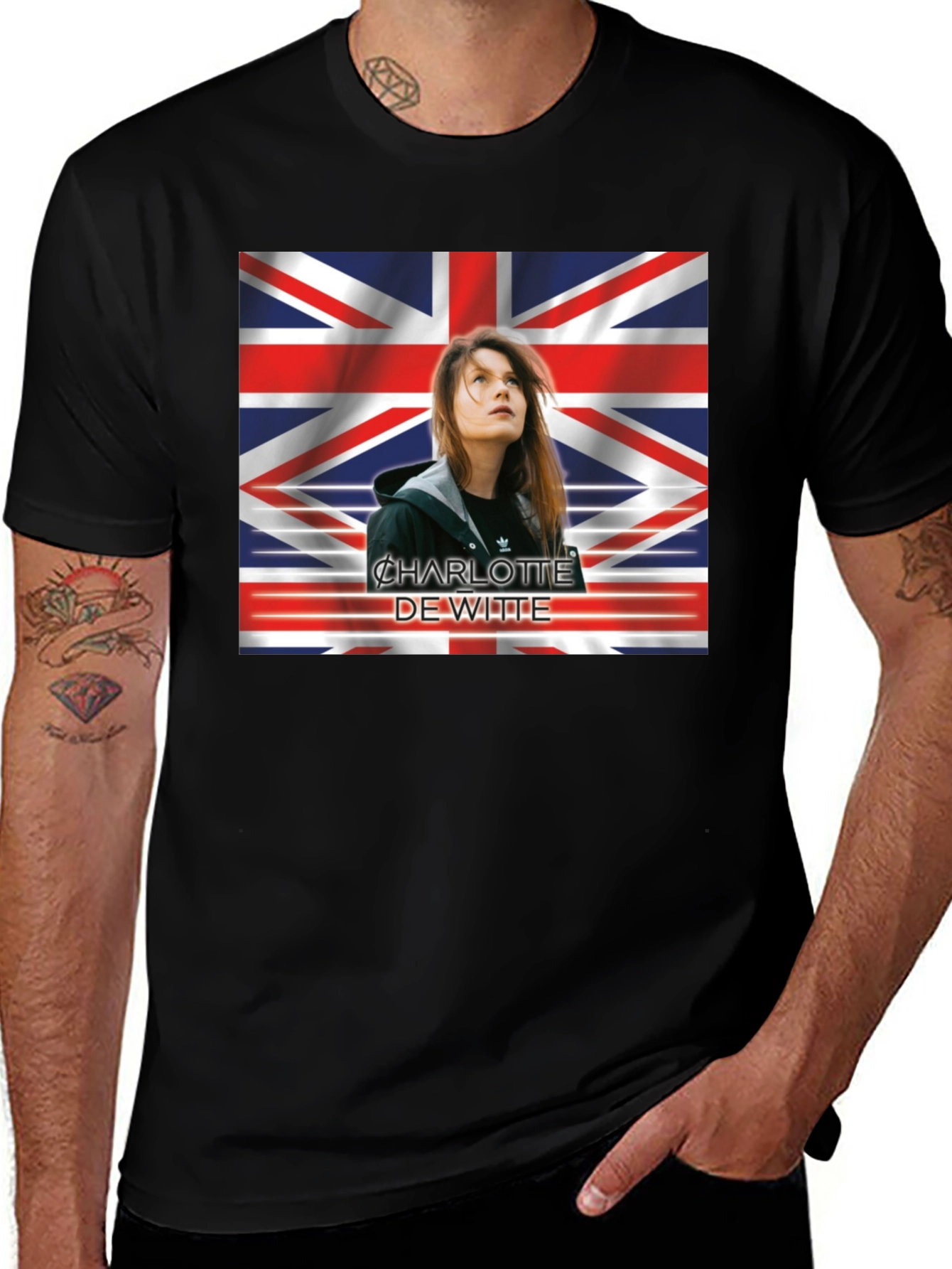 Variant 6 of Charlotte De Witte Union Jack Graphic Tee
