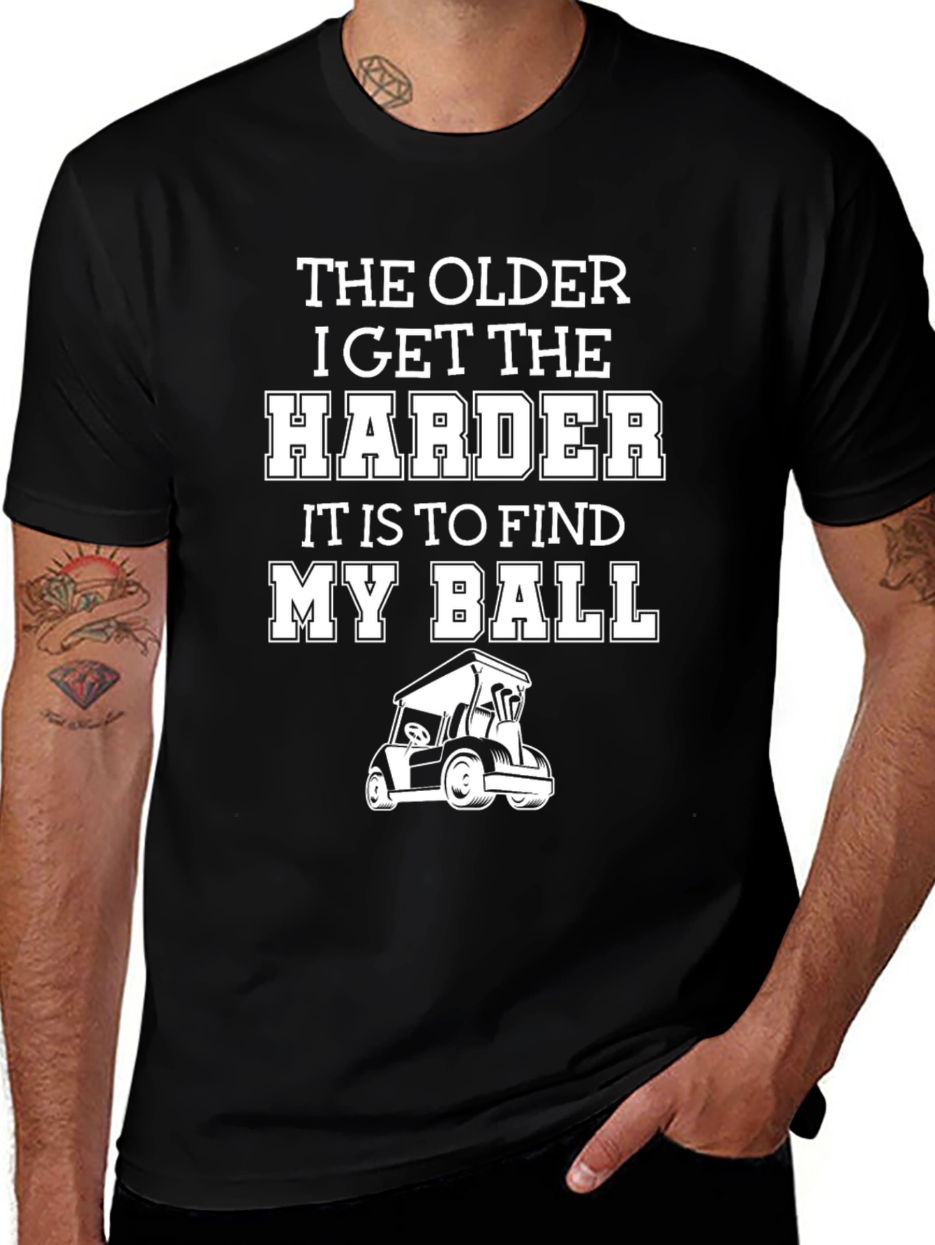 Variant 24 of Funny Golf T-Shirt - The Older I Get