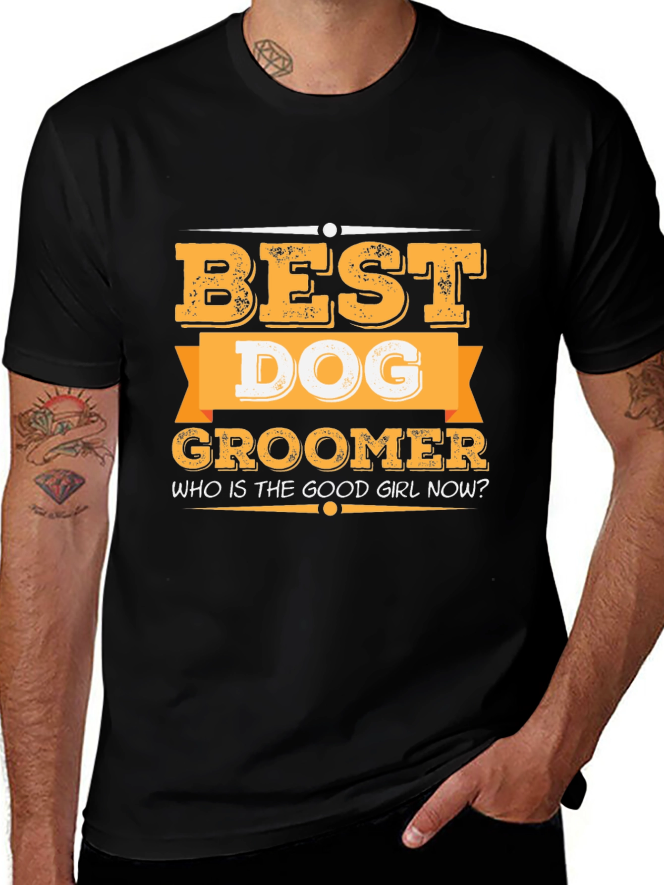 Variant 27 of Best Dog Groomer T-Shirt - Funny Pet Grooming Apparel
