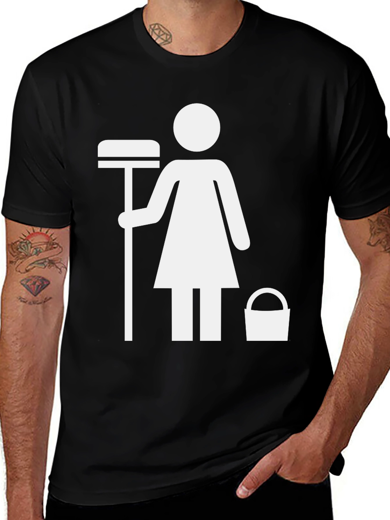 Cleaning Woman Graphic Tee
