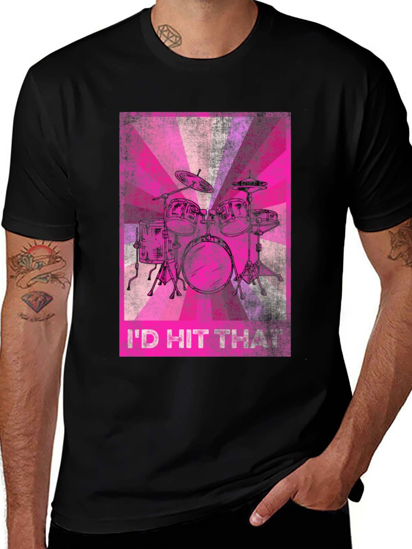 Variant 17 of I'd Hit That Drum Set T-Shirt