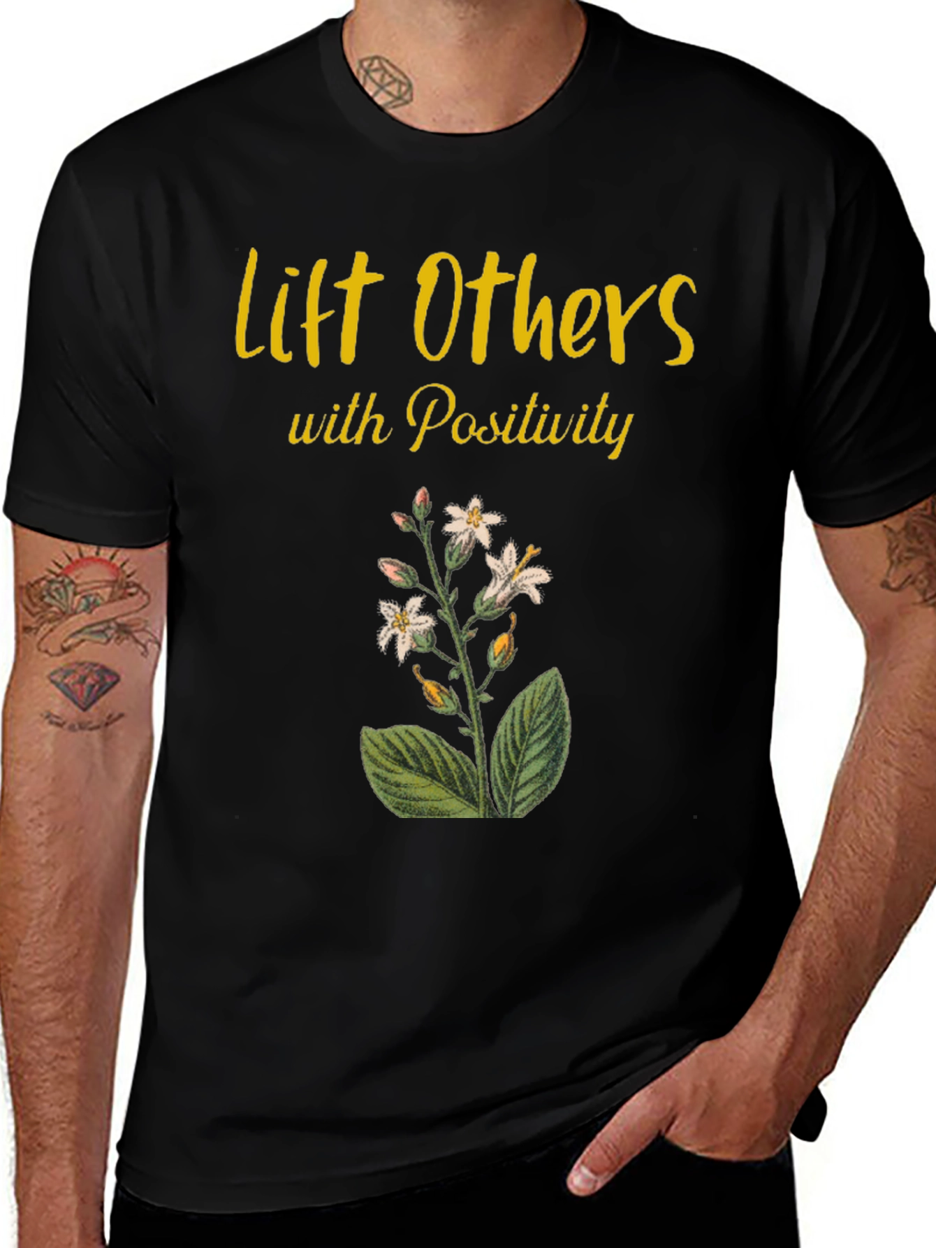 Variant 26 of Lift Others Positivity Graphic T-Shirt