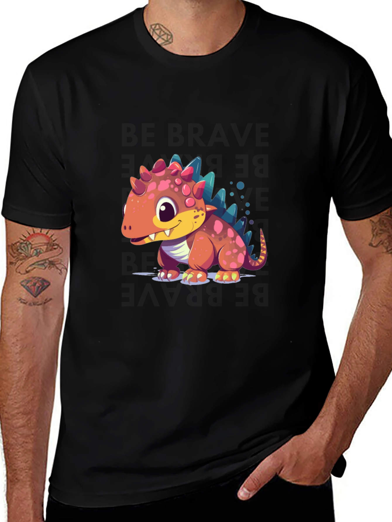 Variant 29 of Cute Dinosaur Graphic Tee