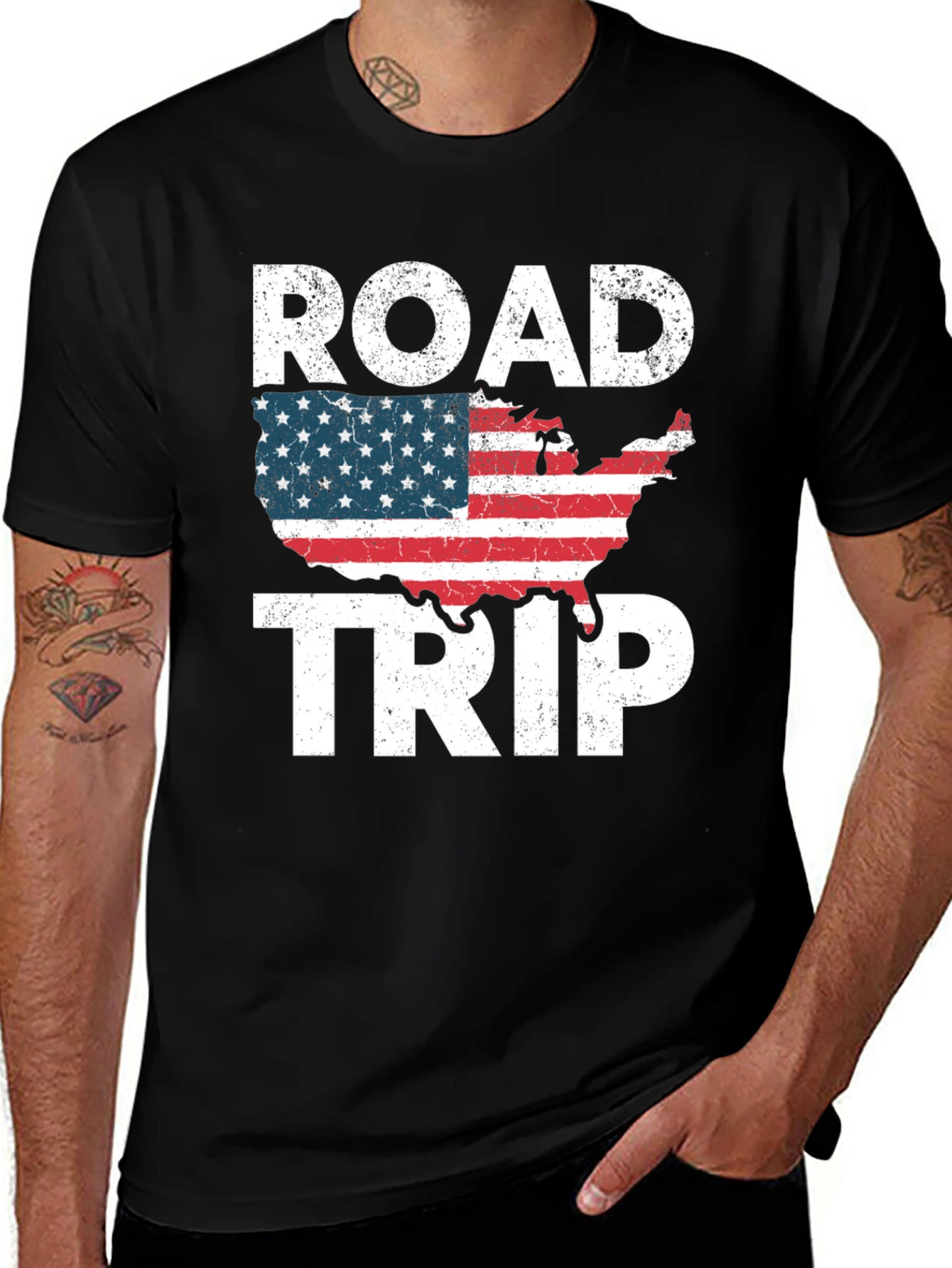 Variant 14 of Road Trip USA Graphic T-Shirt - Americana Style