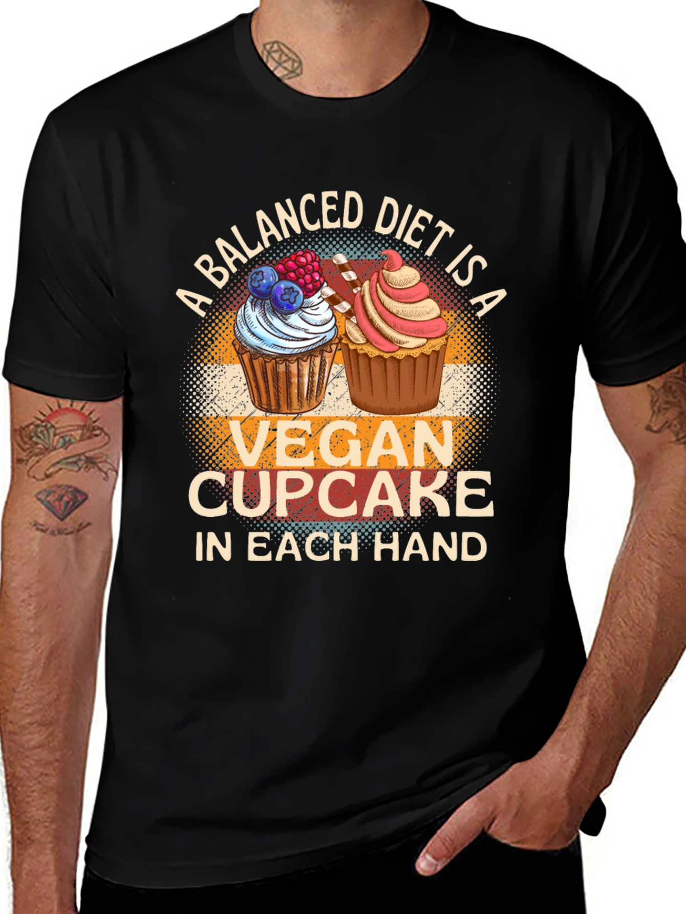 Variant 10 of Vegan Cupcake Diet T-Shirt