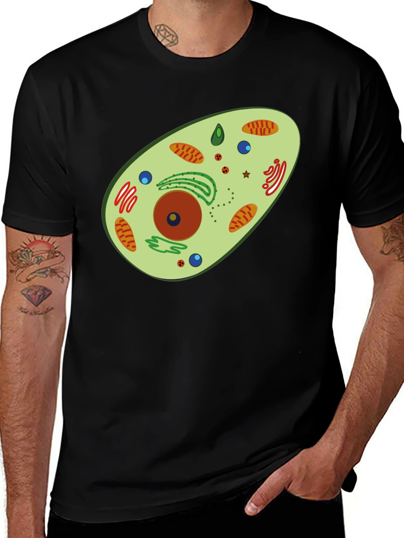 Variant 25 of Plant Cell Graphic T-Shirt - Science Tee