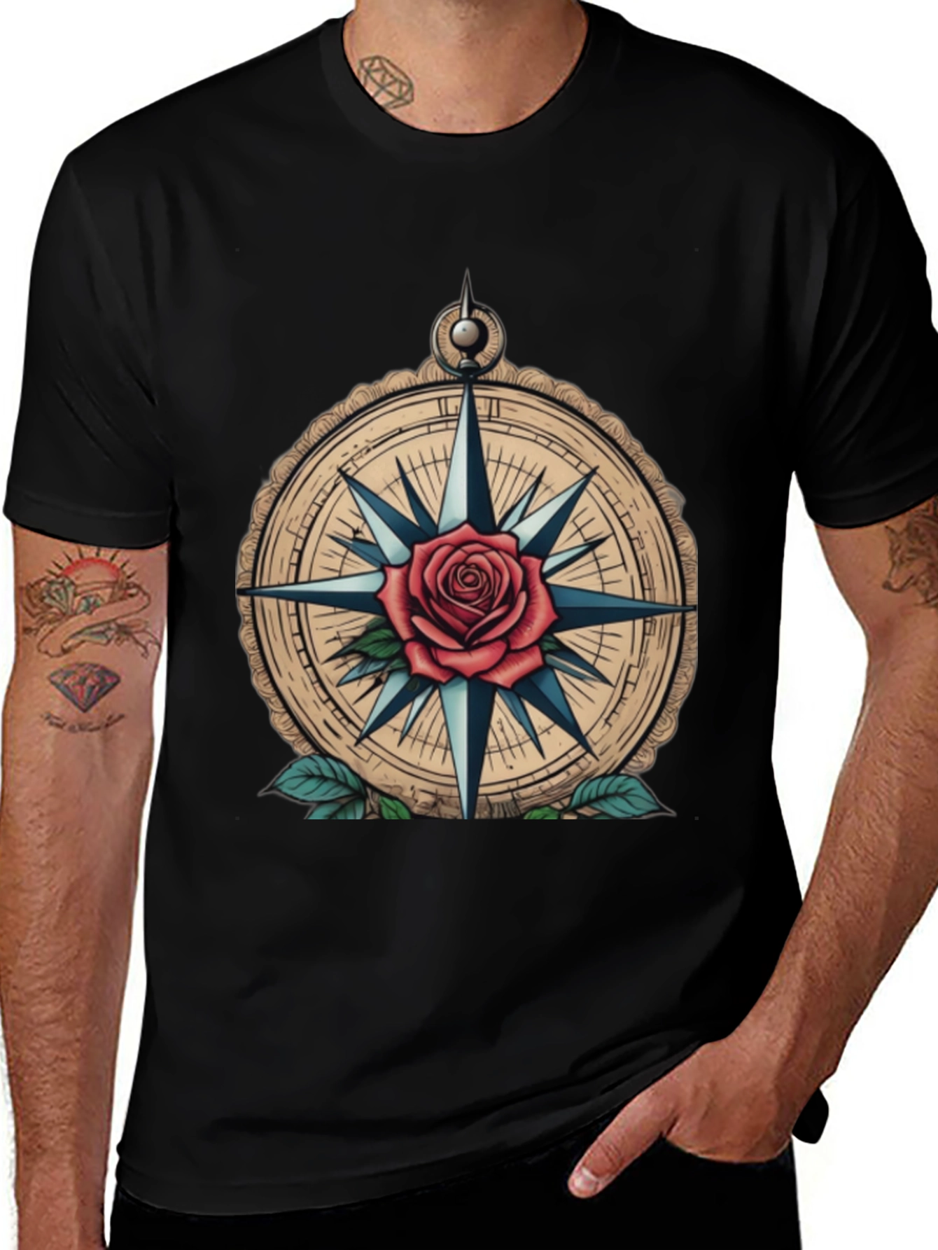 Variant 22 of Compass Rose Graphic Tee - Adventure Ready